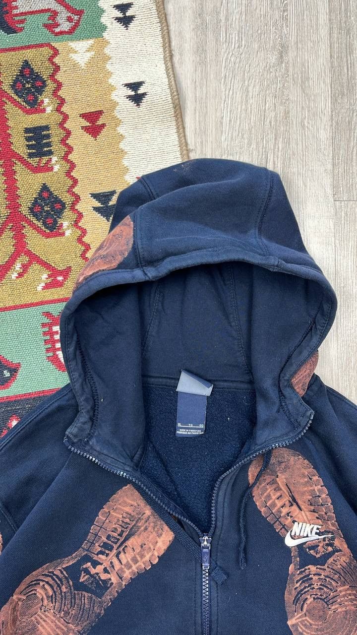 Japanese Brand × Nike Vintage Nike Custom Zip Up Hoodie Y2K Size US XL / EU 56 / 4 - 7 Thumbnail