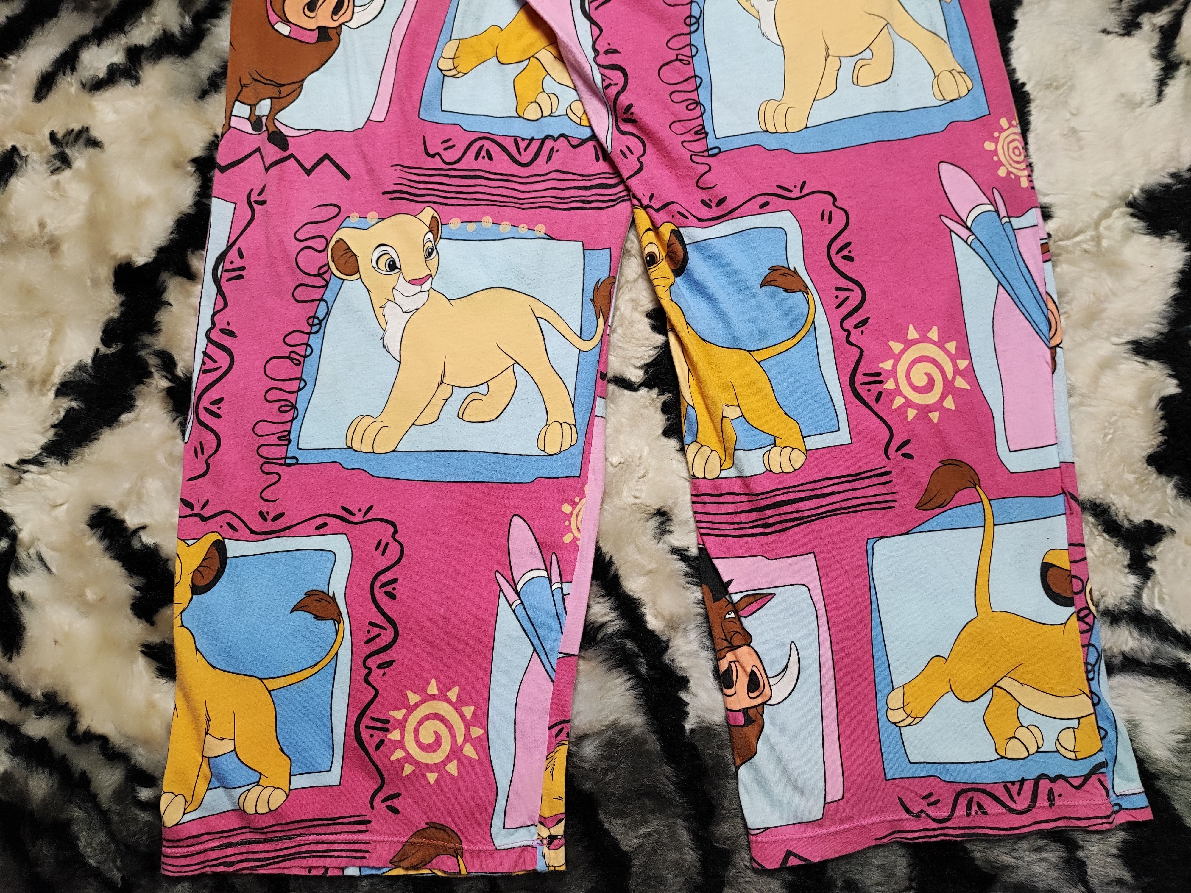 Cartoon Network Lion King Pants Sleepwear Size 28" / US 6 / IT 42 - 7 Thumbnail