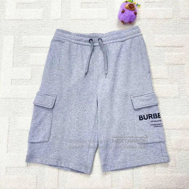 Burberry Burberry Gray Men's Shorts with Pockets. Size US 32 / EU 48 - 1 Thumbnail