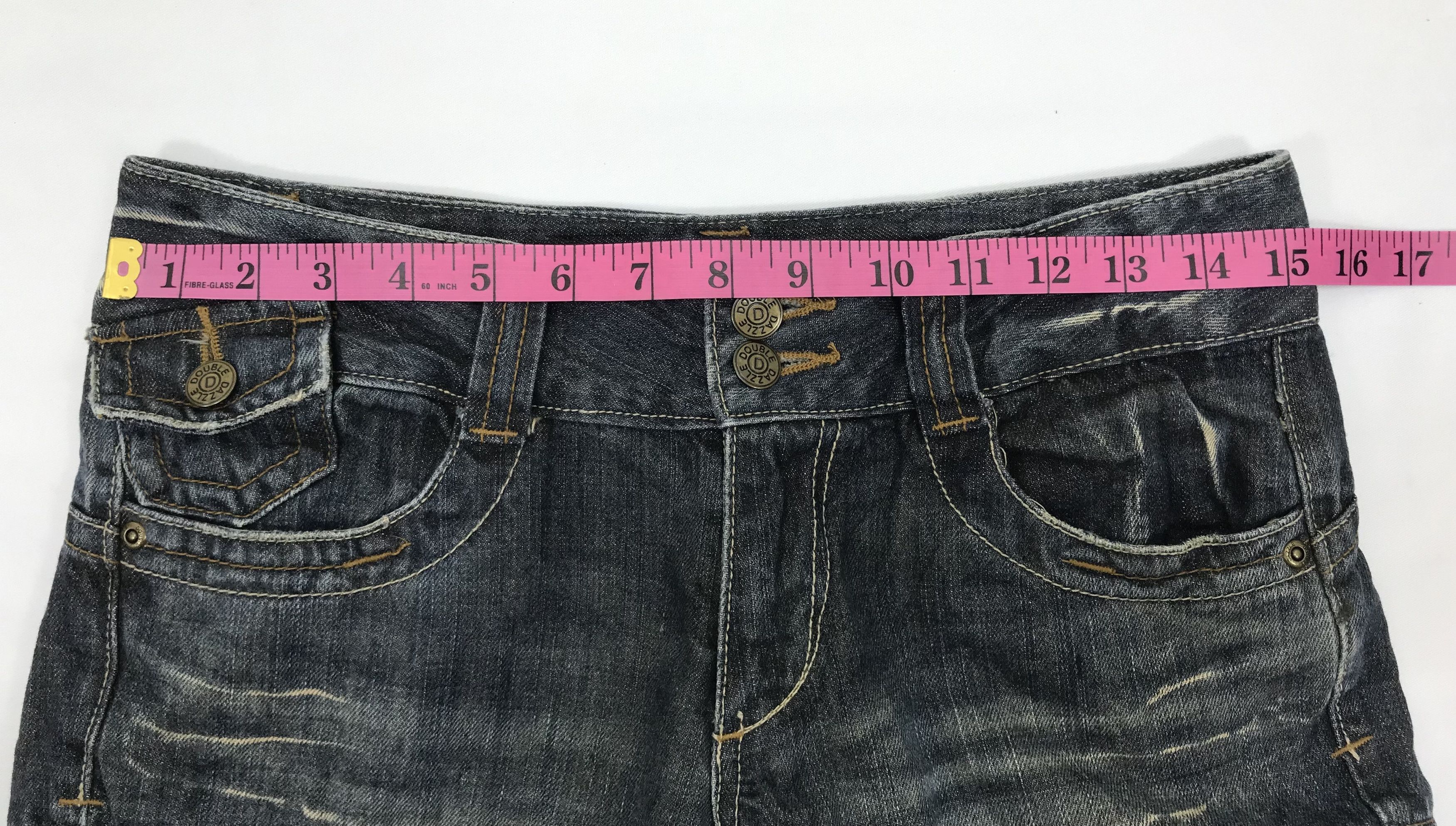 Japanese Brand Japanese Double Dazzle Multipocket Rusty Cargo Flare Jeans Size 30" / US 8 / IT 44 - 17 Thumbnail