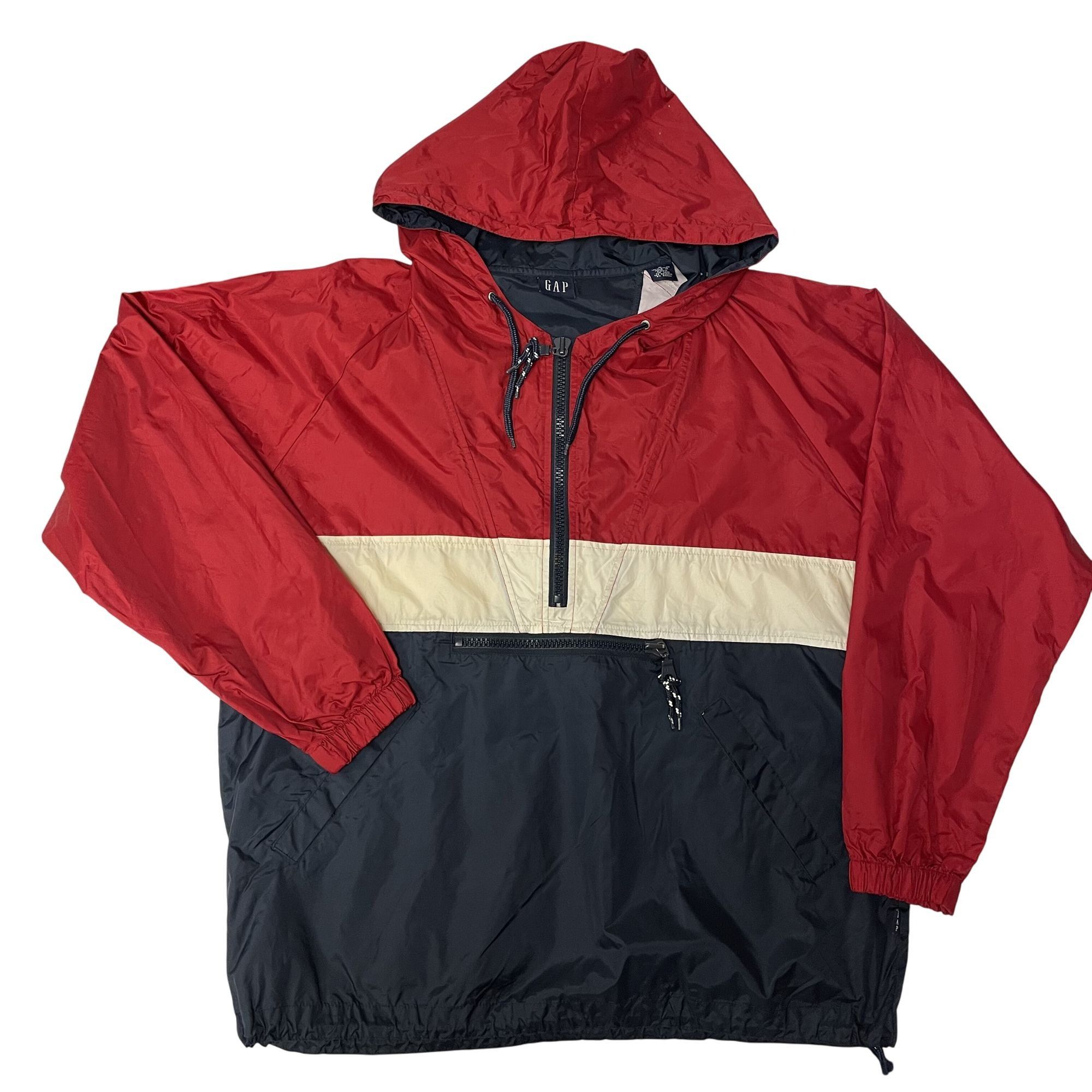 Gap Vtg Windbreaker COLOR BLOCK Streetwear Track Pullover Jacket Size US S / EU 44-46 / 1 - 2 Thumbnail