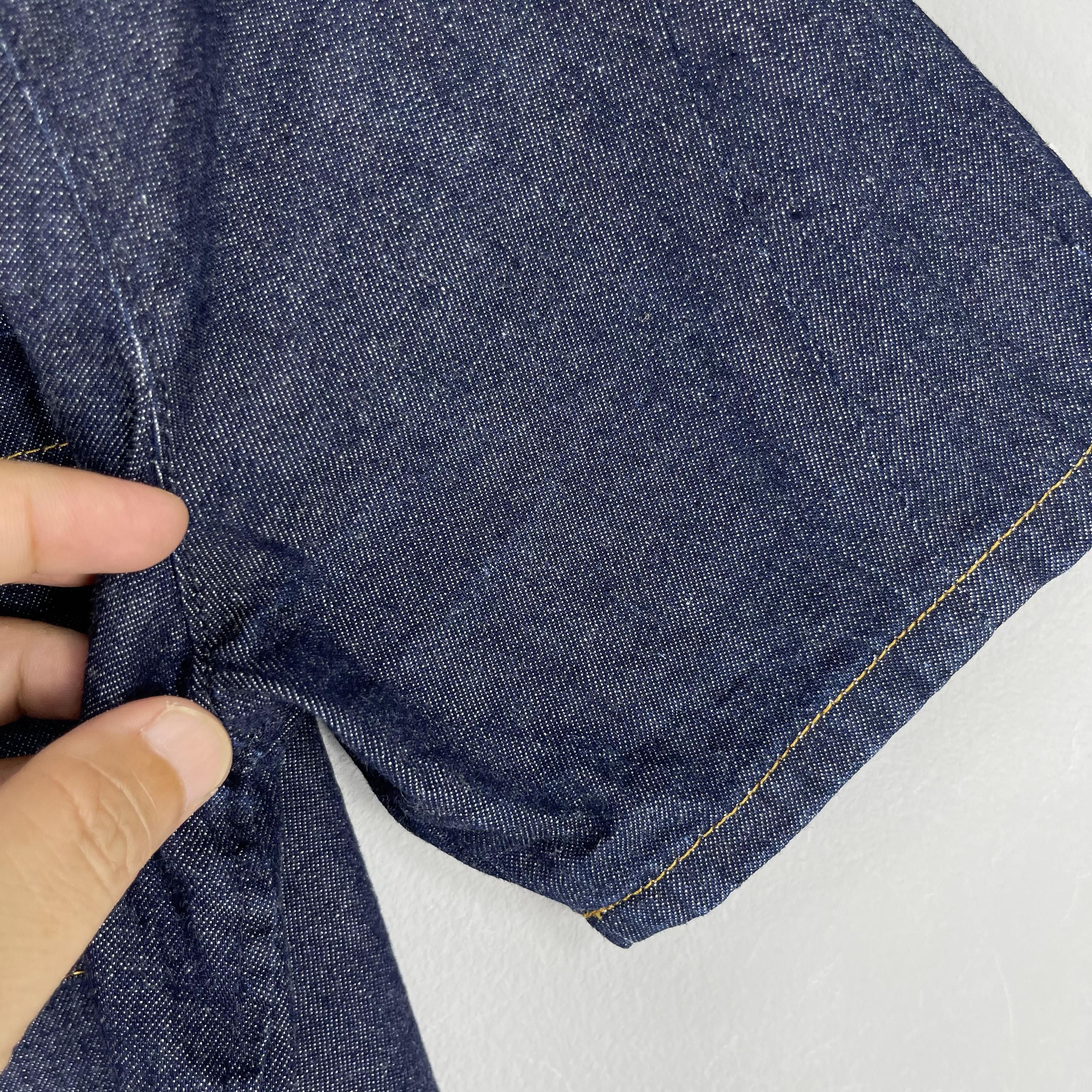 PPFM Vintage PPFM Japanese Denim Button Snap Shirt Size US M / EU 48-50 / 2 - 7 Thumbnail