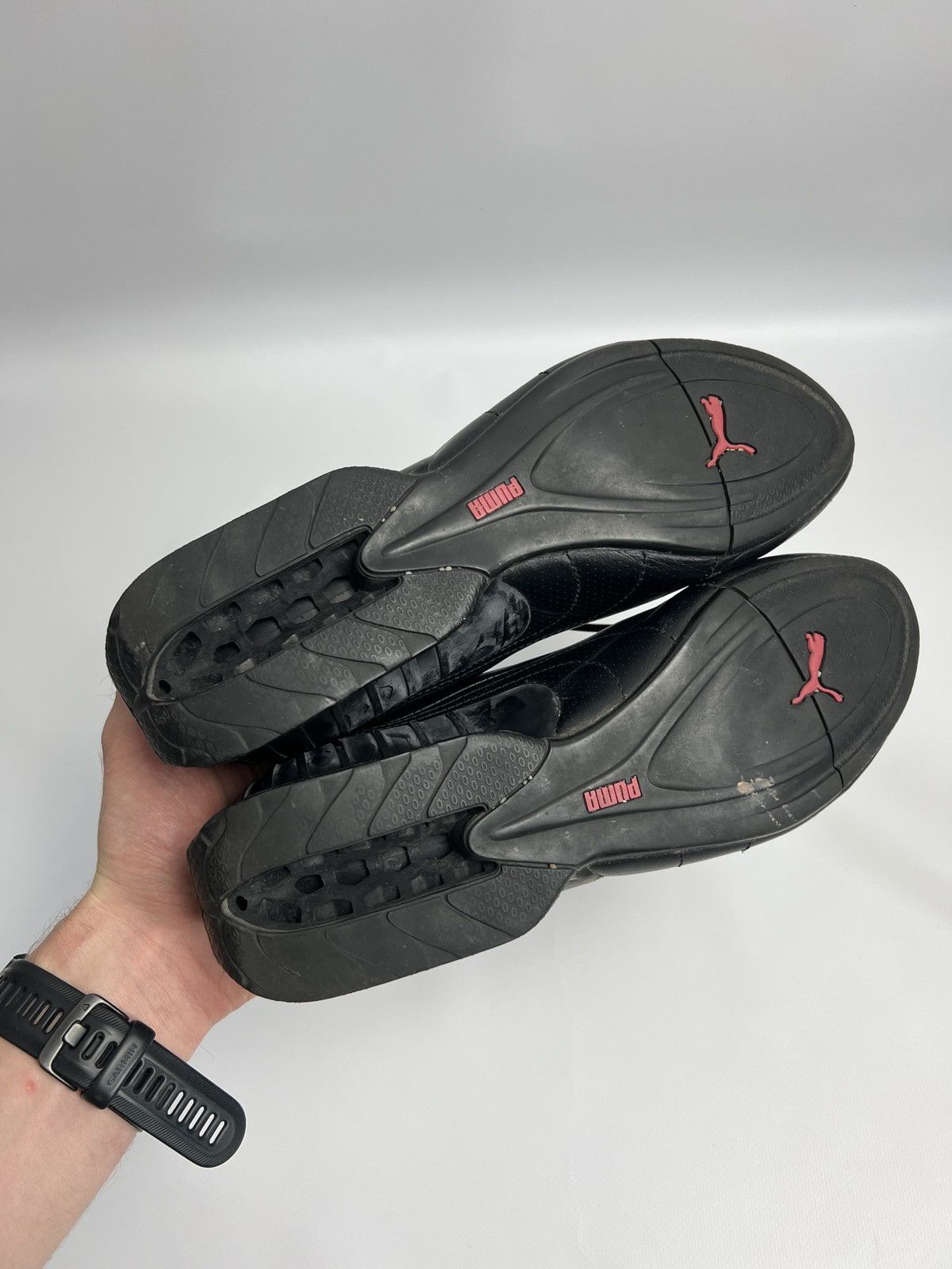 Puma Puma Structure Cat Low Trainers – Black Leather / Vintage Size US 8 / IT 38 - 5 Thumbnail