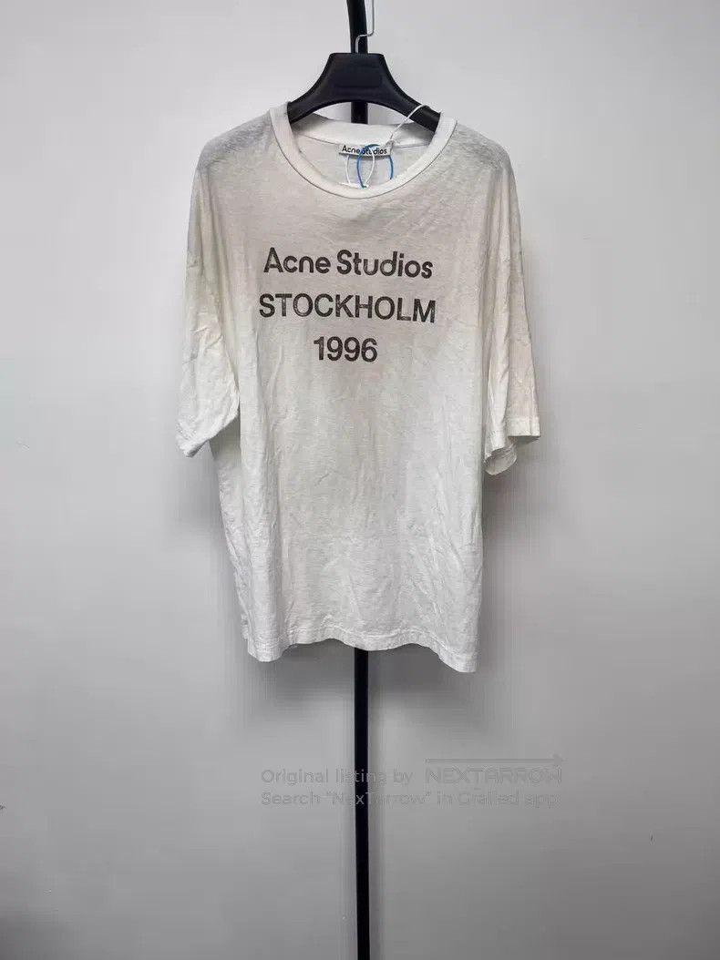 Acne Studios Acne Studios 1996 series emblem loose retro spray-painted Size US S / EU 44-46 / 1 - 1 Thumbnail