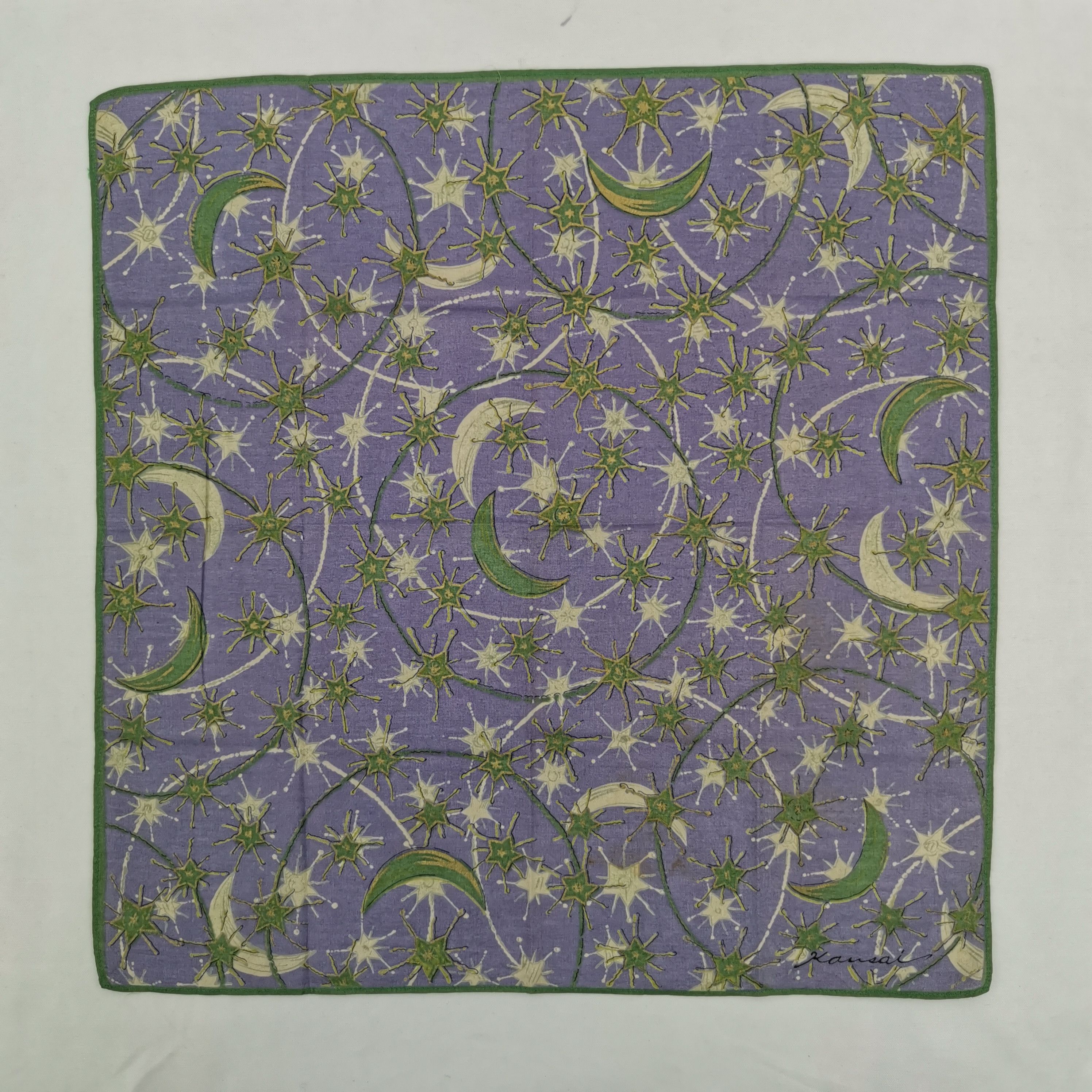 Kansai Yamamoto Vintage Kansai Handkerchief Neckerchief Japanese Bandana Size ONE SIZE - 2 Thumbnail