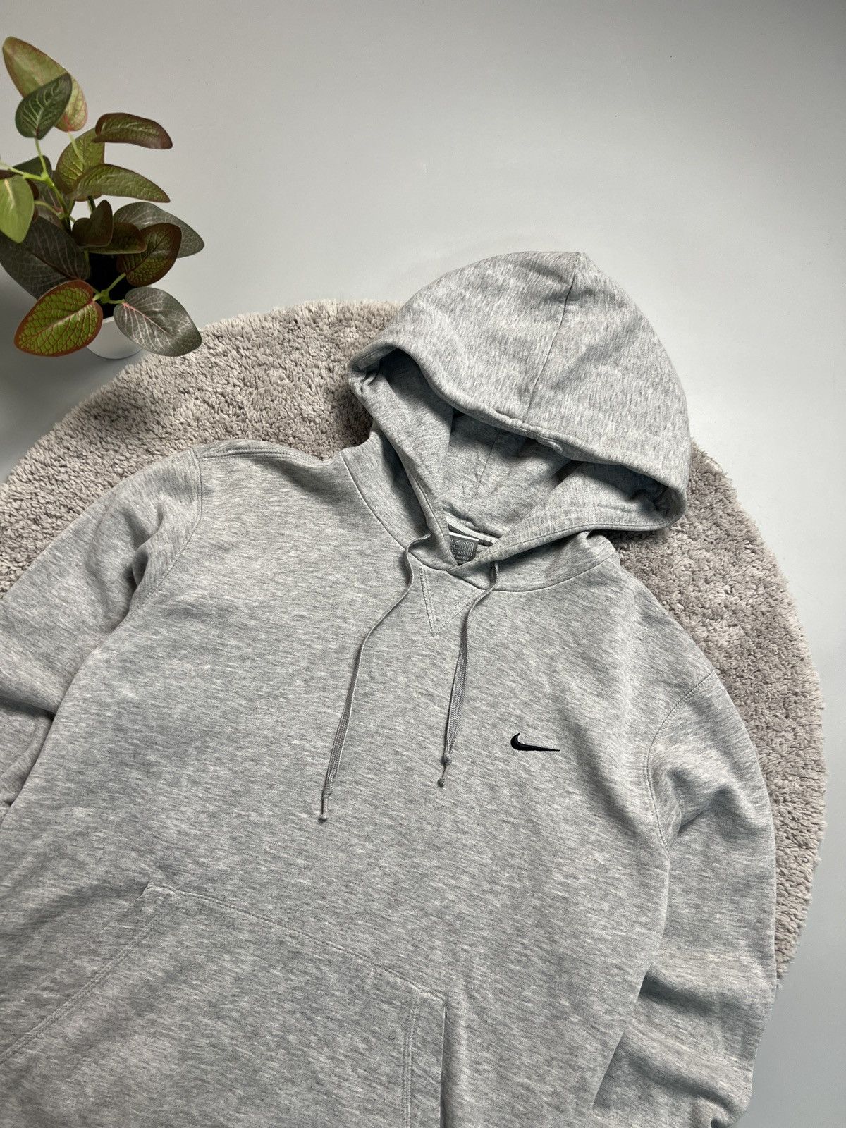 Nike × Vintage Vintage Nike Swoosh Y2K Hoodie Rare Size US M / EU 48-50 / 2 - 1 Thumbnail
