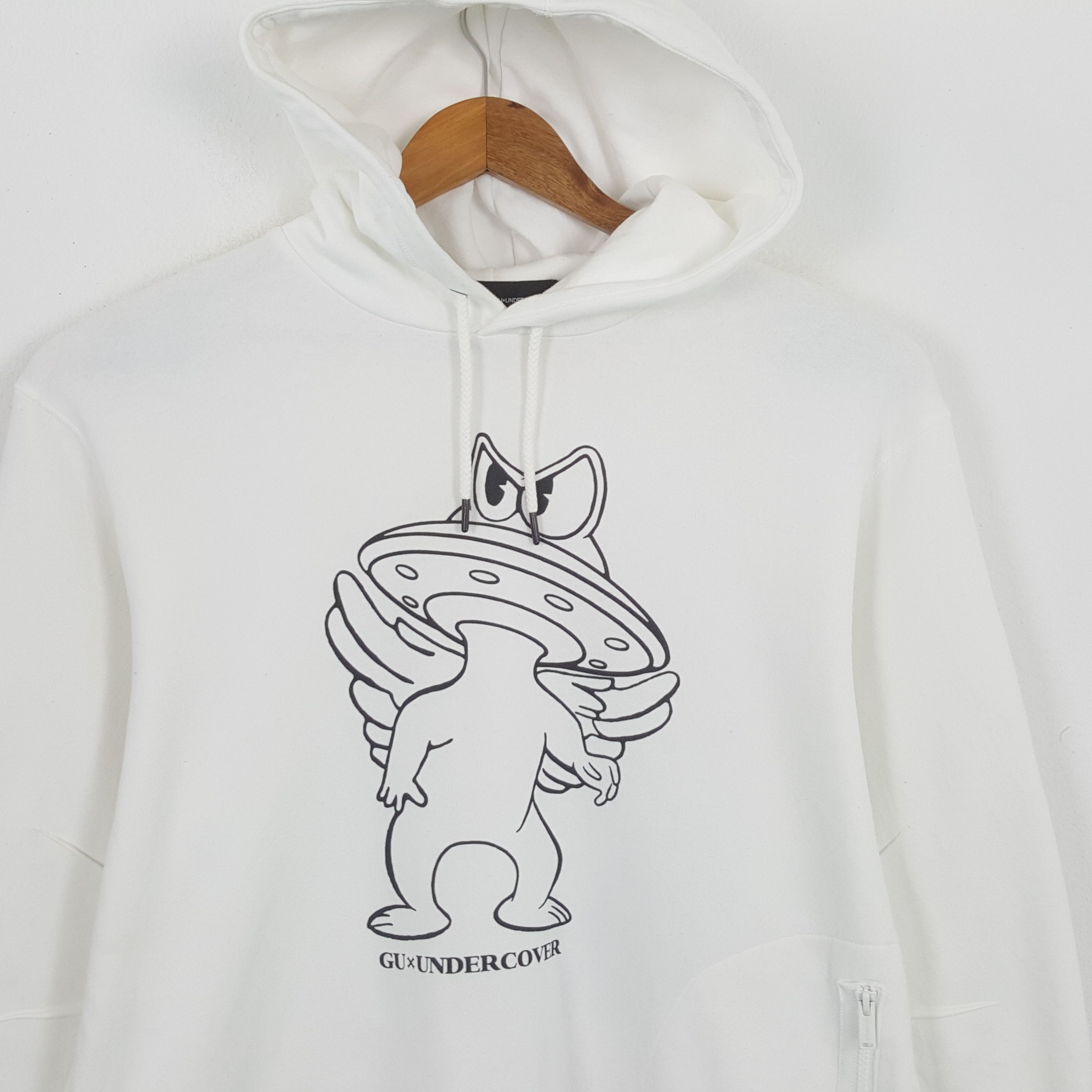 GU × Undercover × Vintage Vintage GU x UNDERCOVER Japanese Brand Custom Logo Hoodies Size US L / EU 52-54 / 3 - 4 Thumbnail