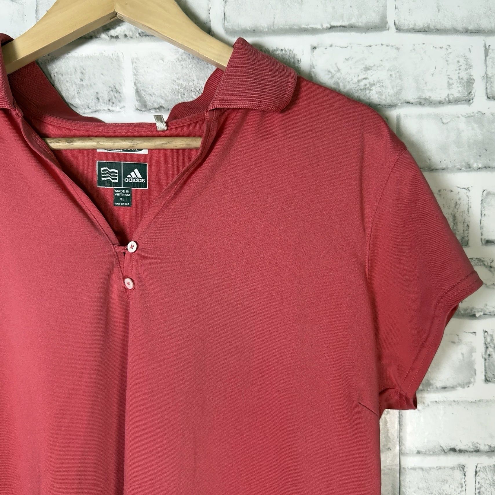 Adidas ADIDAS Shirt Polo Womens XL Athletic Climacool Pink - 90s? (not applicable) Womens Size XL / US 12-14 / IT 48-50 - 2 Thumbnail
