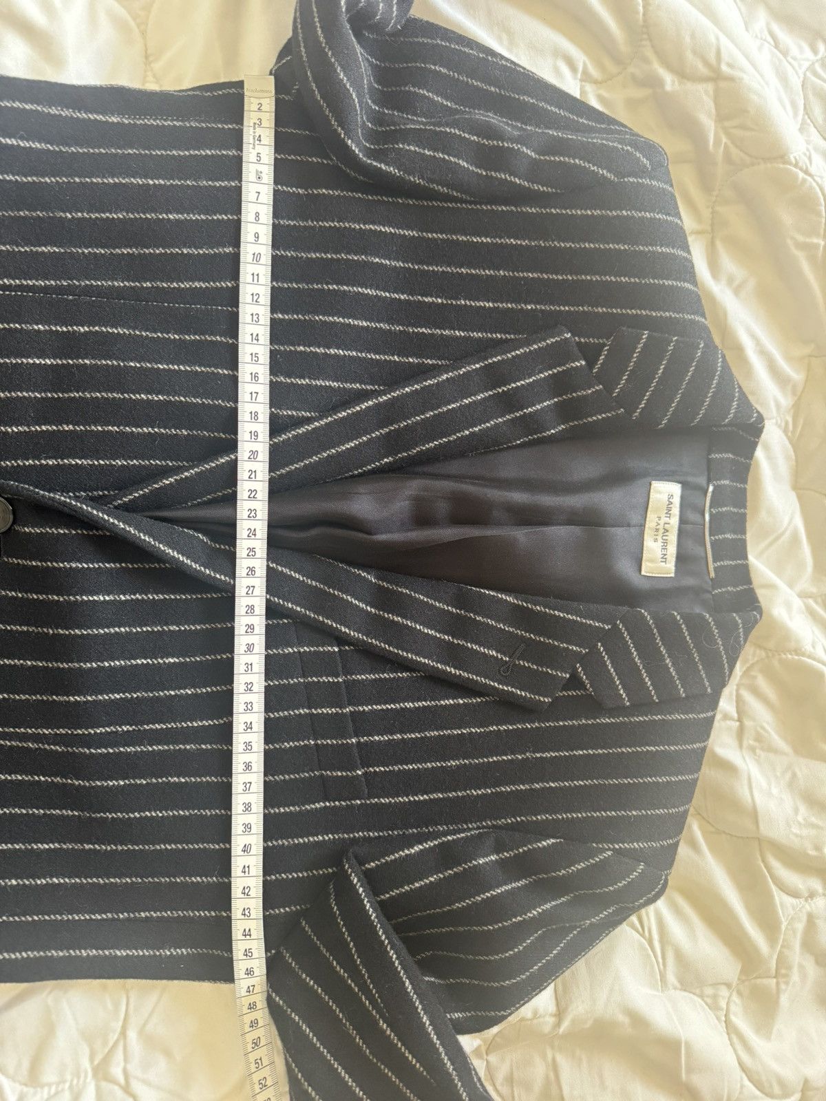 Hedi Slimane × Saint Laurent Paris final drop-FW15 striped blazer Size US S / EU 44-46 / 1 - 8 Thumbnail