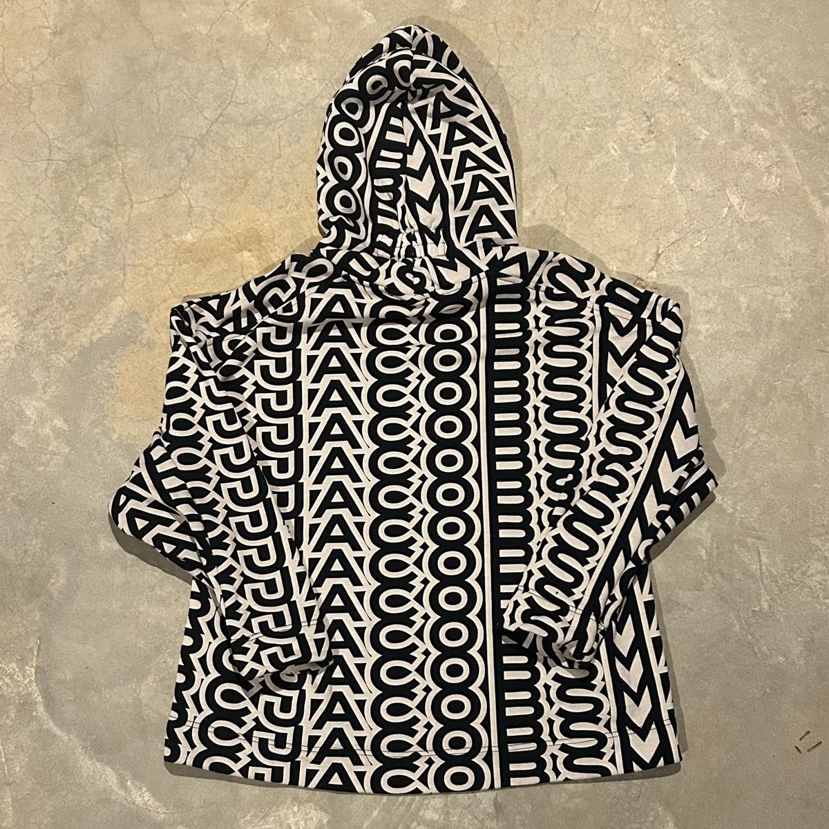 Marc Jacobs Marc Jacobs Monogram Print Oversized Hooded Sweatshirt Size US M / EU 48-50 / 2 - 8 Thumbnail