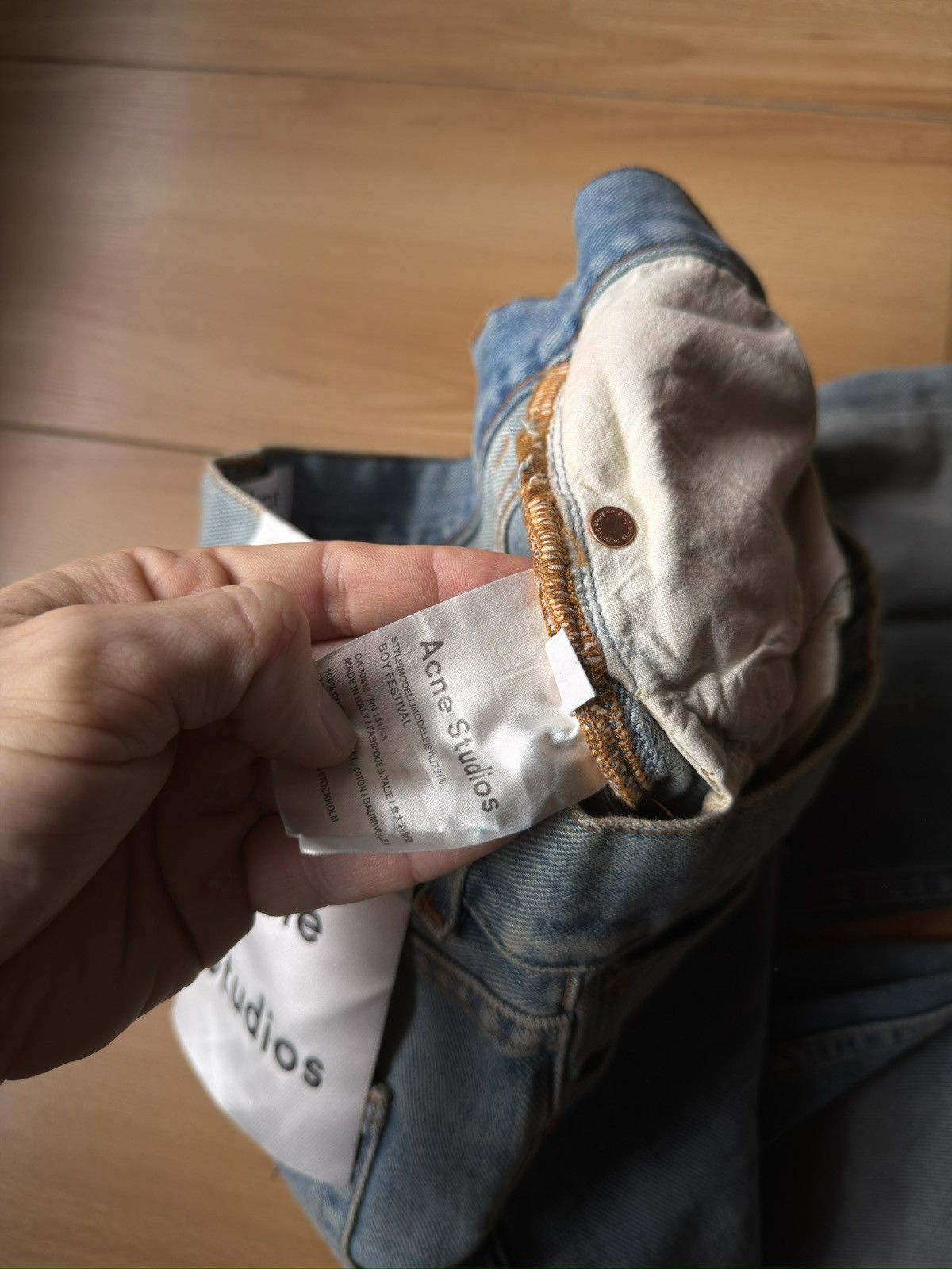 Acne Studios Acne studios blue pants Size US 28 / EU 44 - 7 Thumbnail
