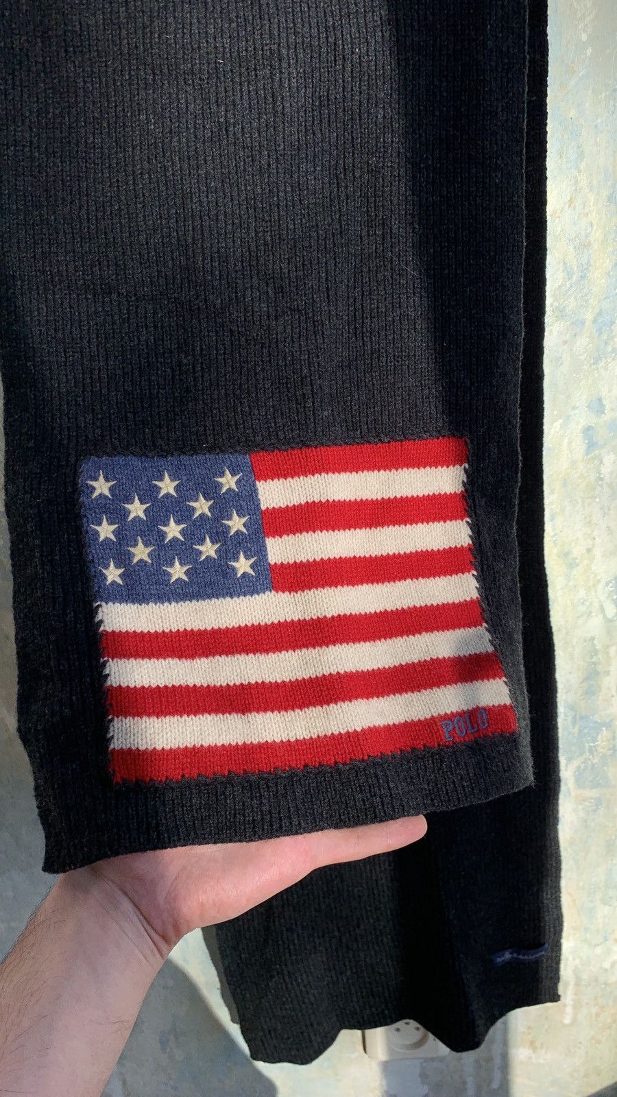 Vintage 🇺🇸 Polo Ralph Lauren USA Scarf Y2K VTG Hype Size ONE SIZE - 15 Thumbnail