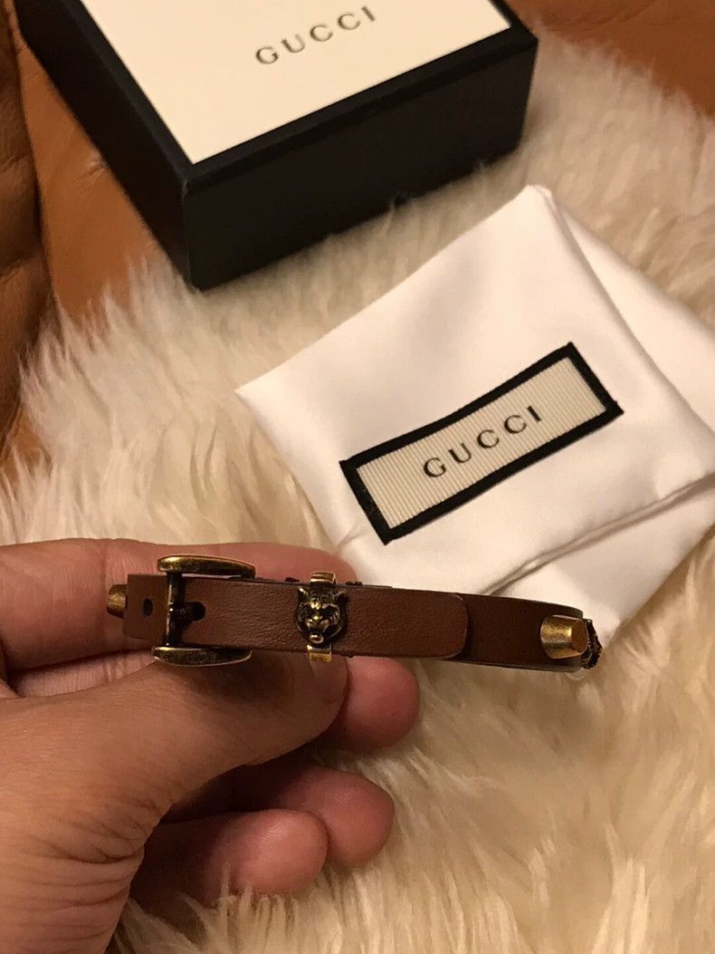 Gucci Gucci Wolf Head Ring and Bracelet Set-2506 Size ONE SIZE - 2 Thumbnail