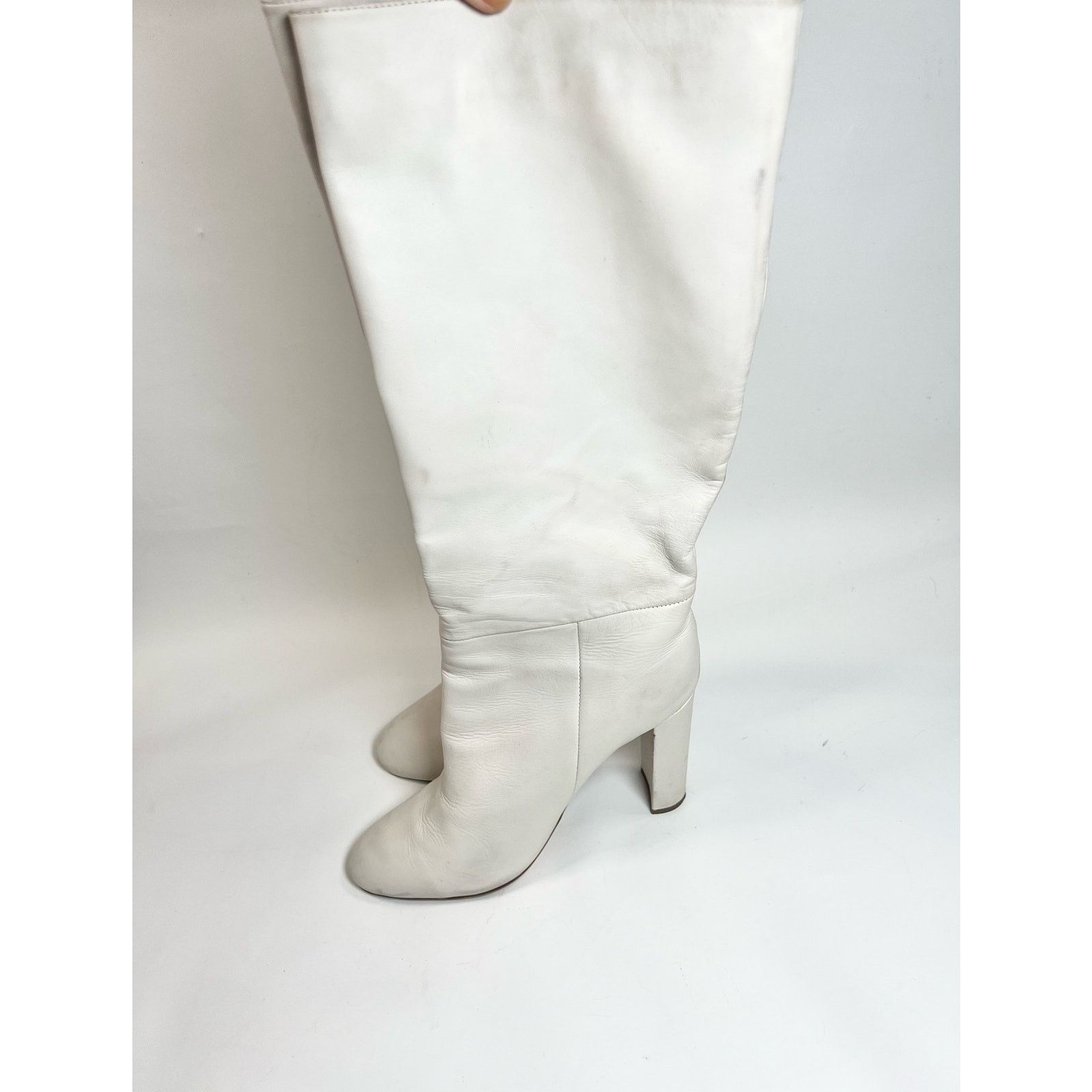 Designer Tony Bianco Jester Scrunch Boot in Milk Denver size 8 $265 Size US 8 / IT 38 - 14 Thumbnail
