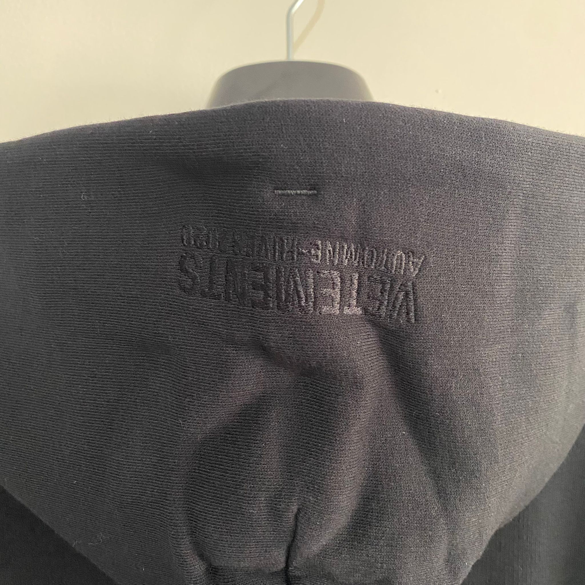 Vetements Black Interpol Oversized Hoodie Size US S / EU 44-46 / 1 - 10 Thumbnail