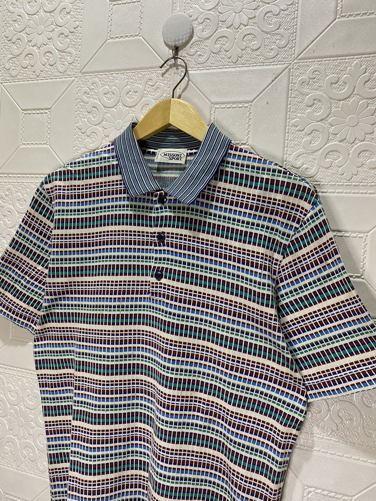 Missoni × Vintage Vintage Missoni Sports Poloshirts Size US S / EU 44-46 / 1 - 2 Thumbnail