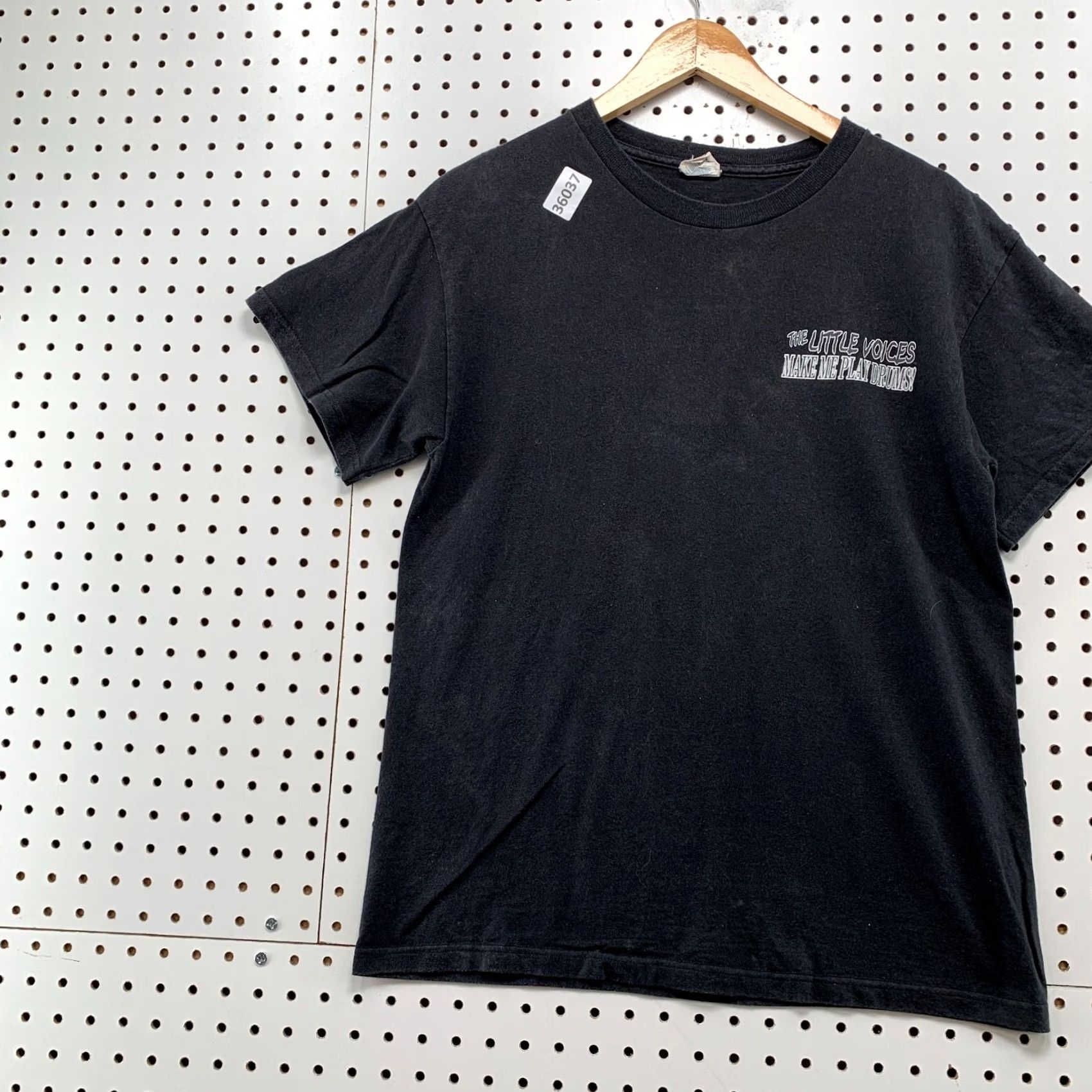 Delta VINTAGE Y2K Drum Kit Shirt Mens Small Black Little Voices Make Me Play Drums Size US S / EU 44-46 / 1 - 4 Thumbnail
