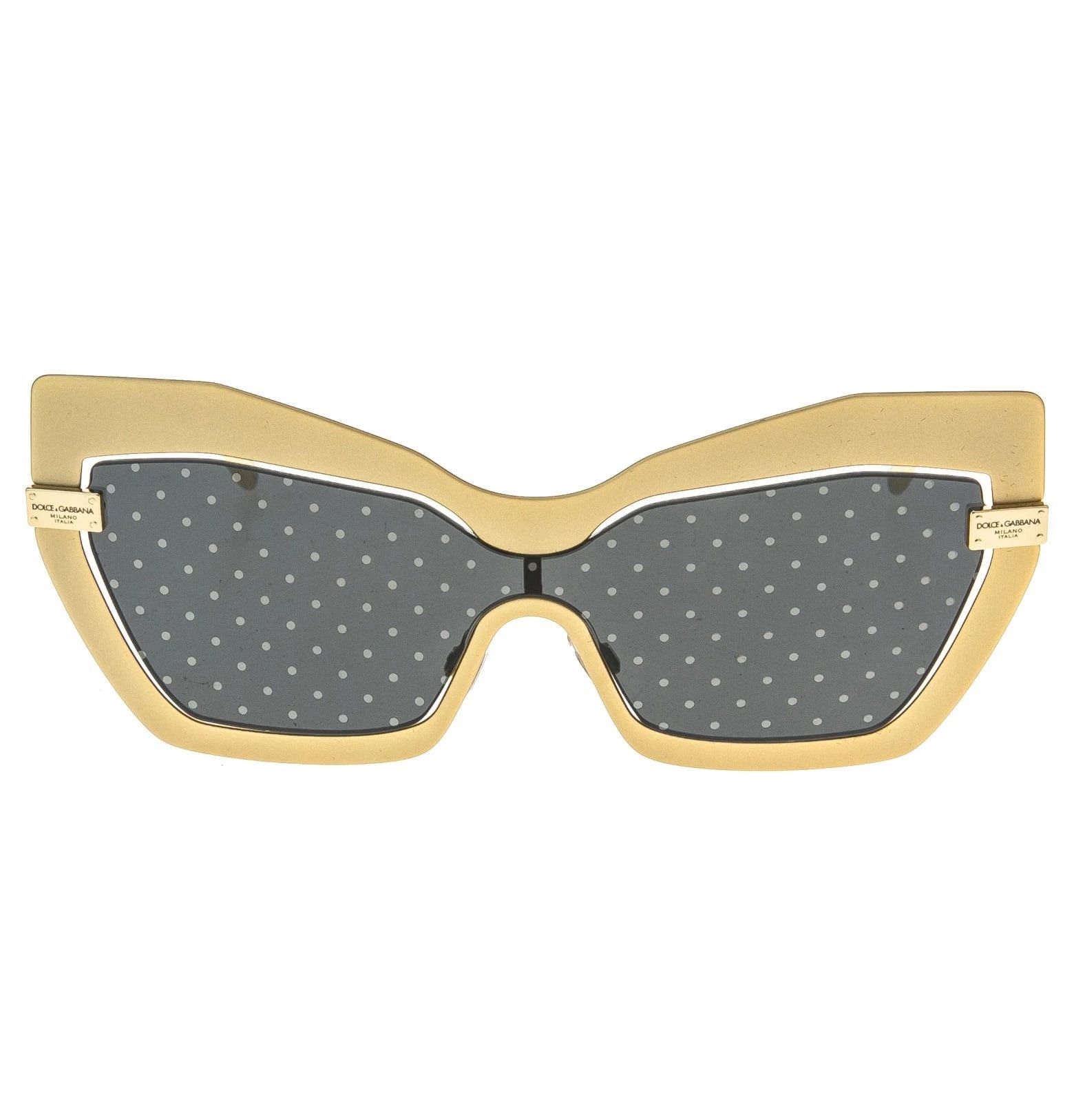 Dolce & Gabbana DOLCE & GABBANA DG2224 LOGO PLAQUE DG 2224 Gold Mirror Size ONE SIZE - 5 Thumbnail