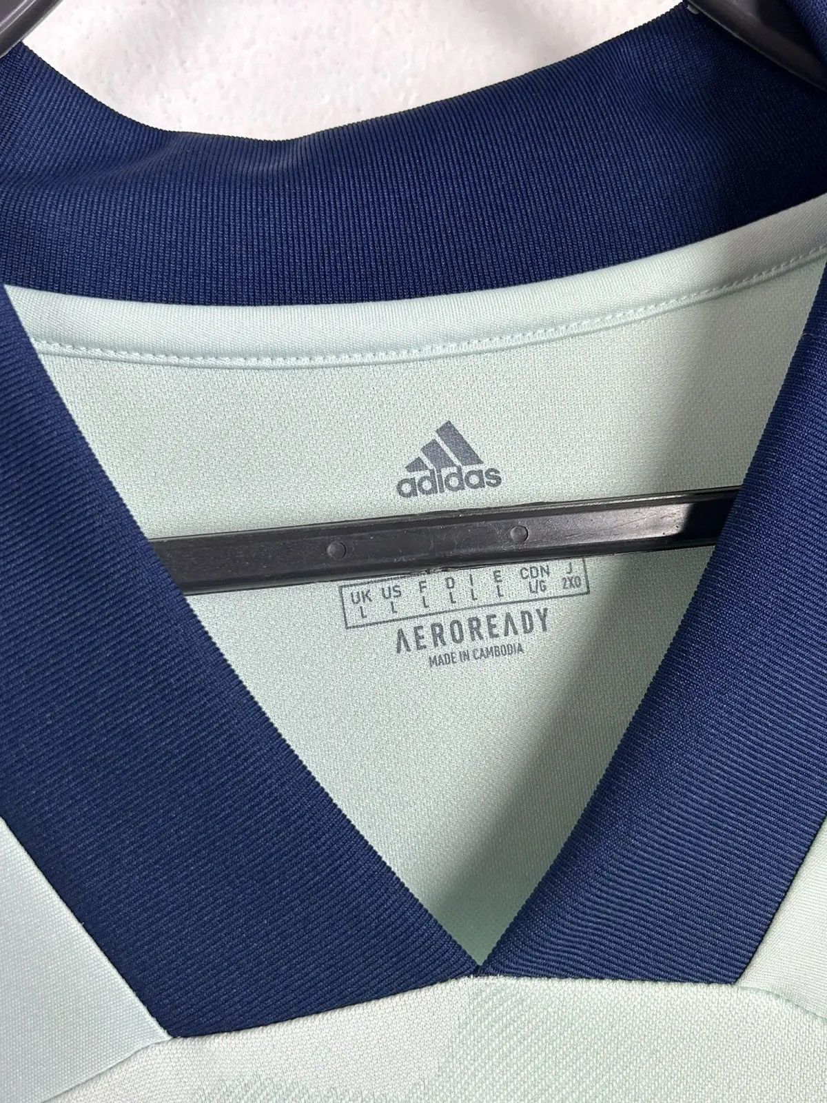 Adidas Adidas x Cardiff City FC 2020/21 Away Kit Soccer Jersey Size US L / EU 52-54 / 3 - 6 Thumbnail