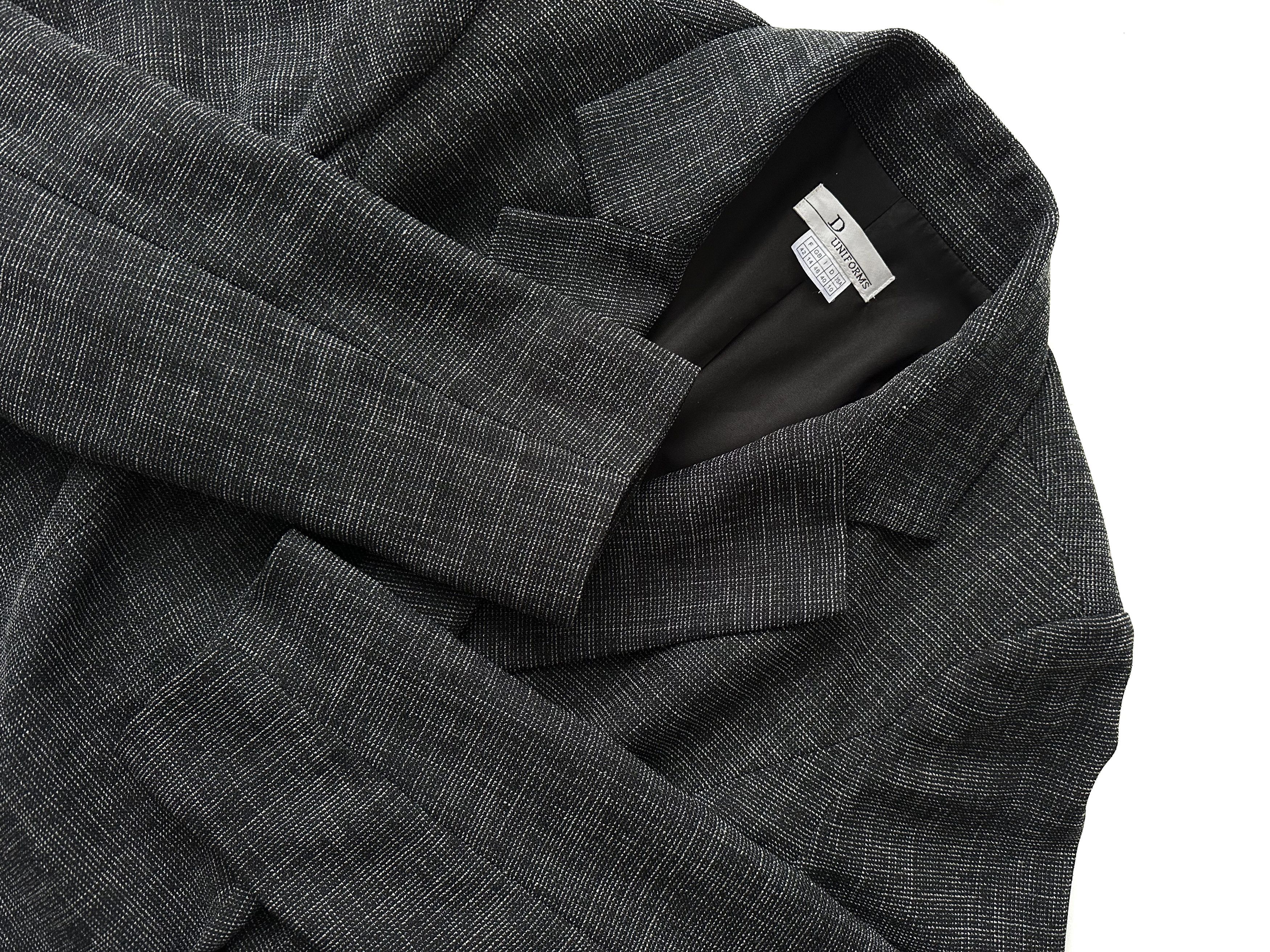 Dior × Uniform Wares Dior Uniforms grey melange blazer Size S / US 4 / IT 40 - 5 Thumbnail