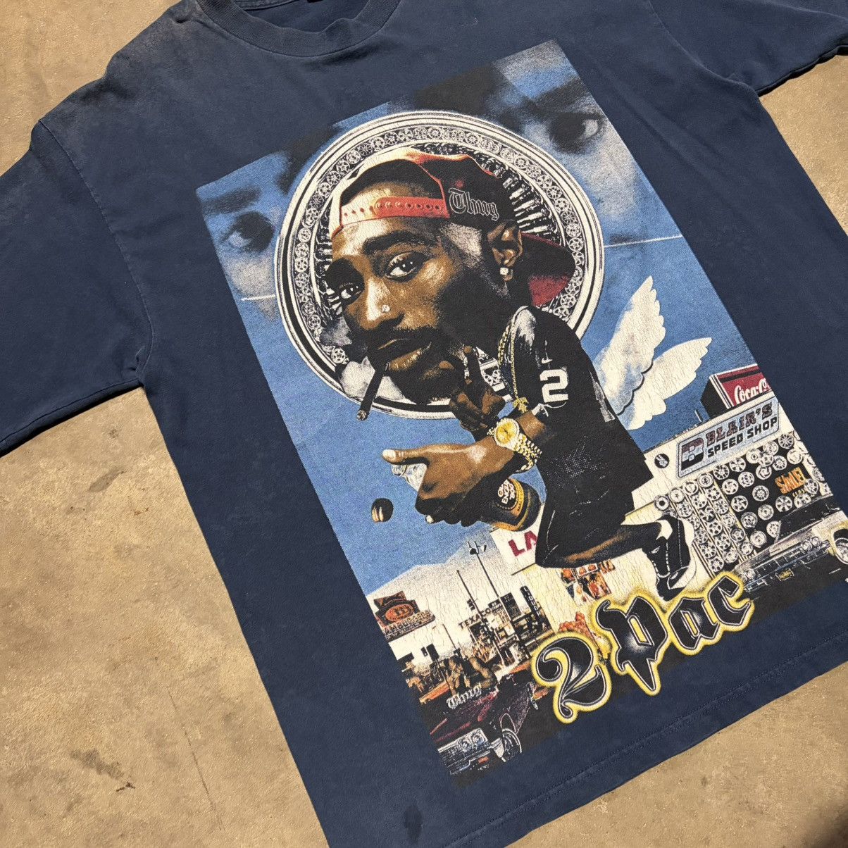 Rap Tees Vintage 2Pac Thug Life Rap Tee Graphic T shirt Y2K Mexican Size US XL / EU 56 / 4 - 7 Thumbnail