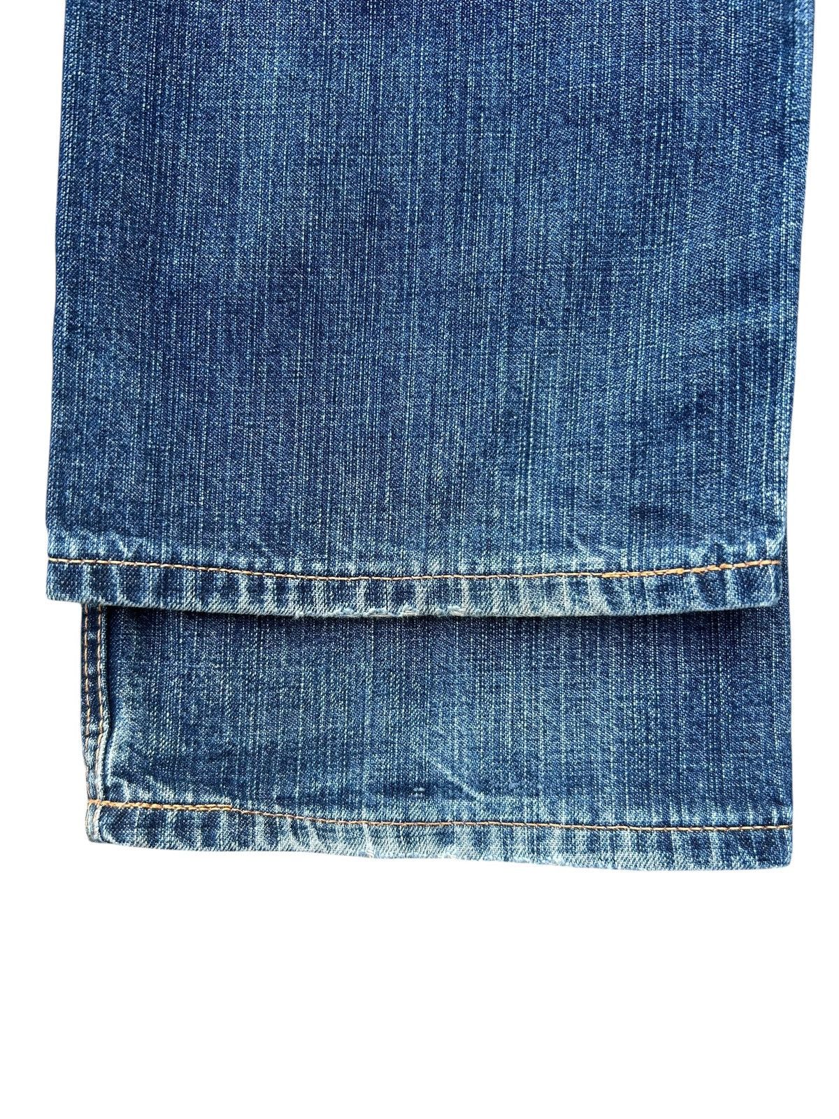 Kapital Vintage Edwin 505 Selvedge Buckle Back Distressed Denim Jean Size US 36 / EU 52 - 12 Thumbnail