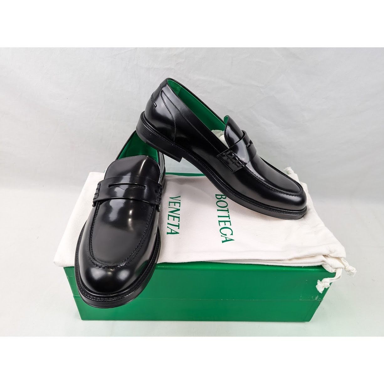 Bottega Veneta o1rshd1 Brush Okinawa Level Loafers in Black Size US 8 / EU 41 - 19 Thumbnail