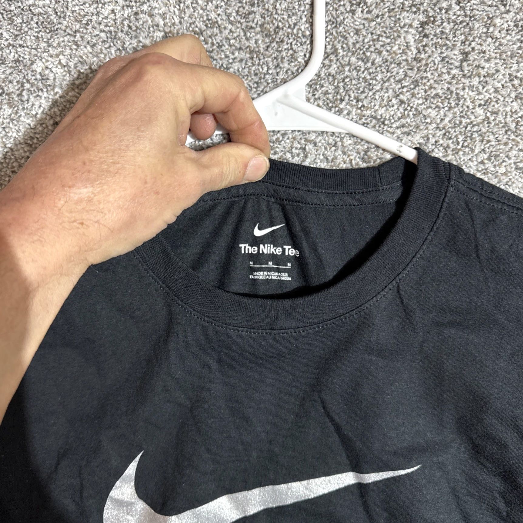 Nike Nike Air Tee Shirt Men Medium Streetwear Athletic Big Swoosh Graphic Skater Hype Size US M / EU 48-50 / 2 - 6 Thumbnail