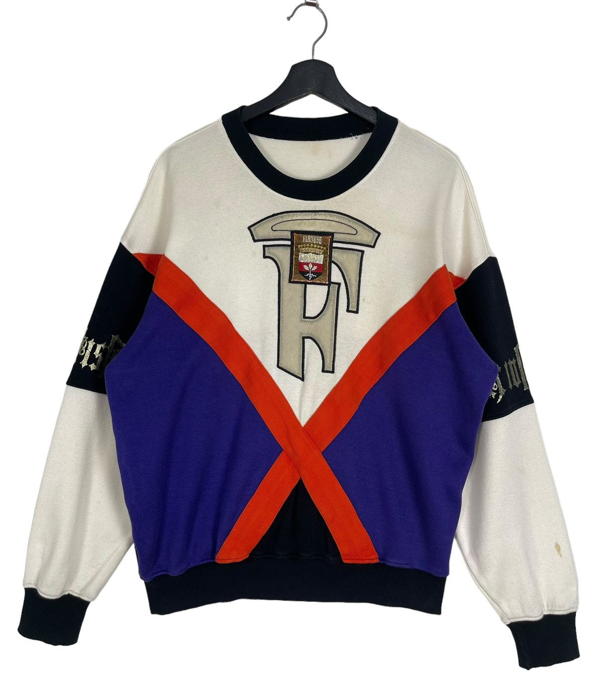 Designer × Vintage 90s Vintage Farnese Knit Size US L / EU 52-54 / 3 - 1 Thumbnail
