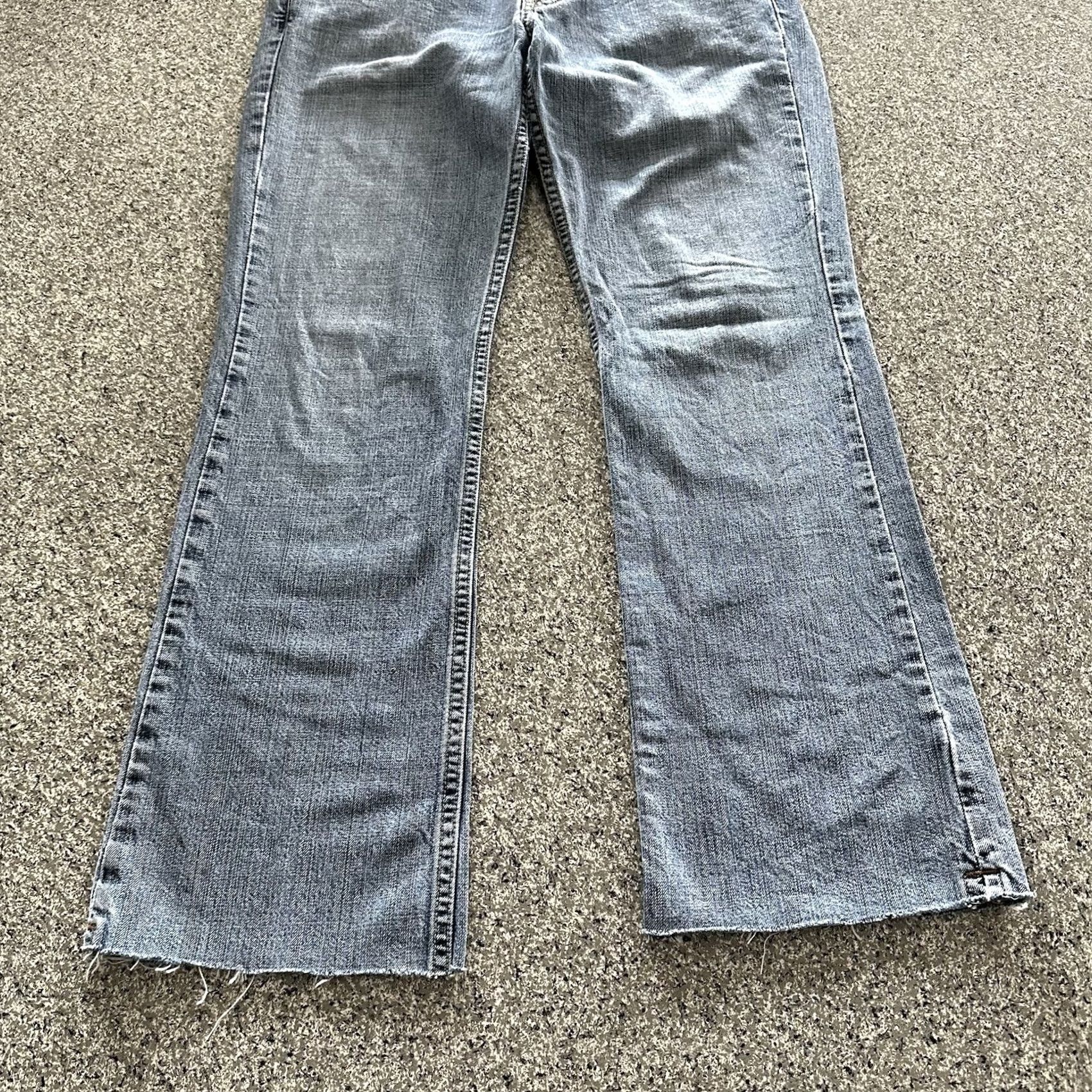 Lucky Brand Lucky Brand Jeans Women's 4 Short Low Rise Dungarees USA 31x28 Blue Denim 100% Cotton Bootcut 5-Pocket Womens XS-XL Size 30" / US 8 / IT 44 - 2 Thumbnail