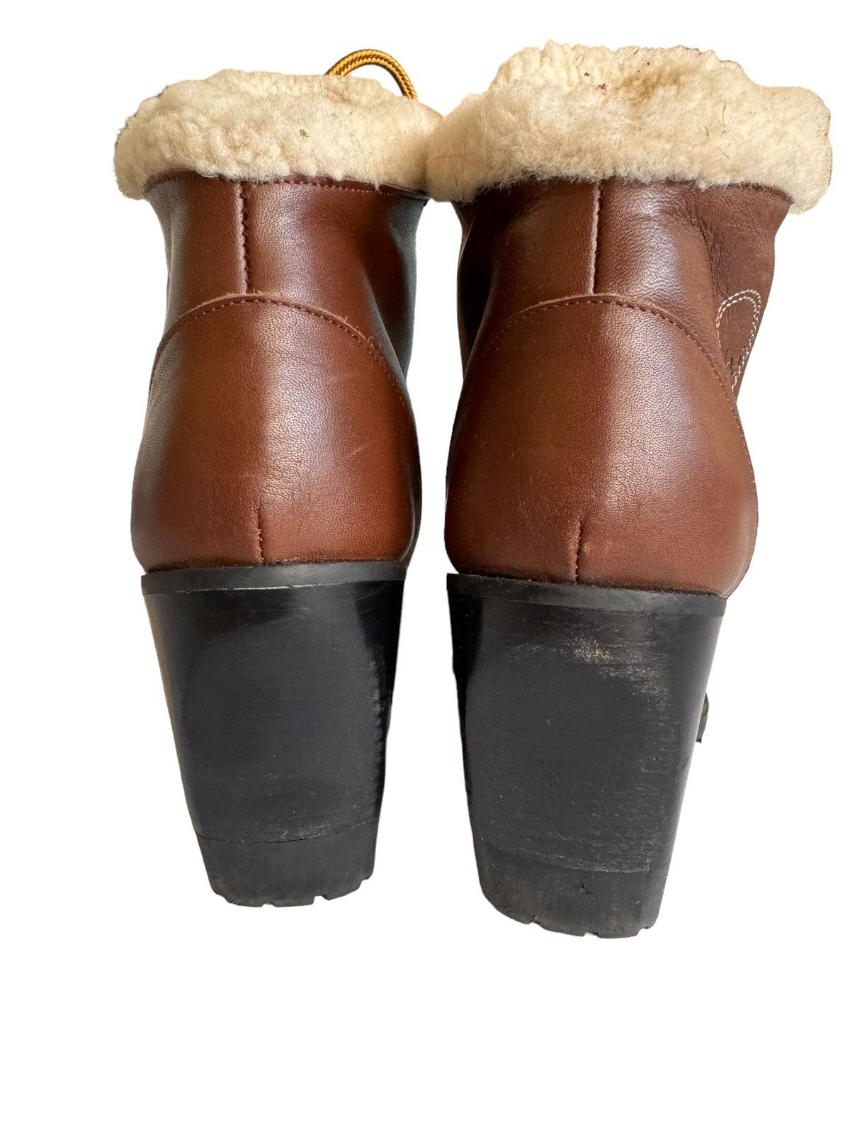 Chloe Chloe Sherpa Ankle Boots Size US 7 / IT 37 - 5 Thumbnail