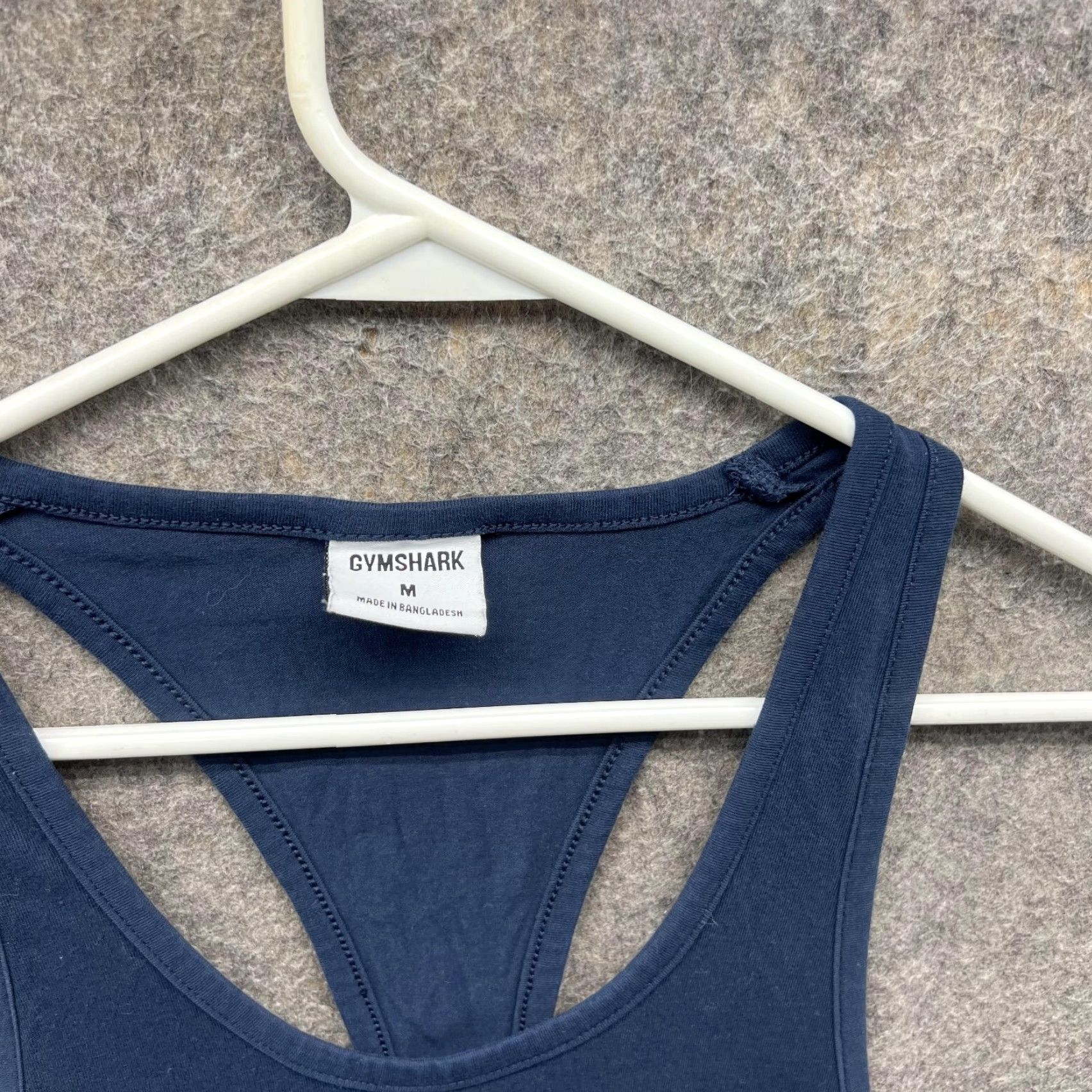 Gymshark Gymshark Shirt Women Medium Tank Blue Navy Sleeveless Racerback Cotton Knit Tank Top Ballpark Basic All Seasons Mens Womens Girls Boys? Size M / US 6-8 / IT 42-44 - 7 Thumbnail