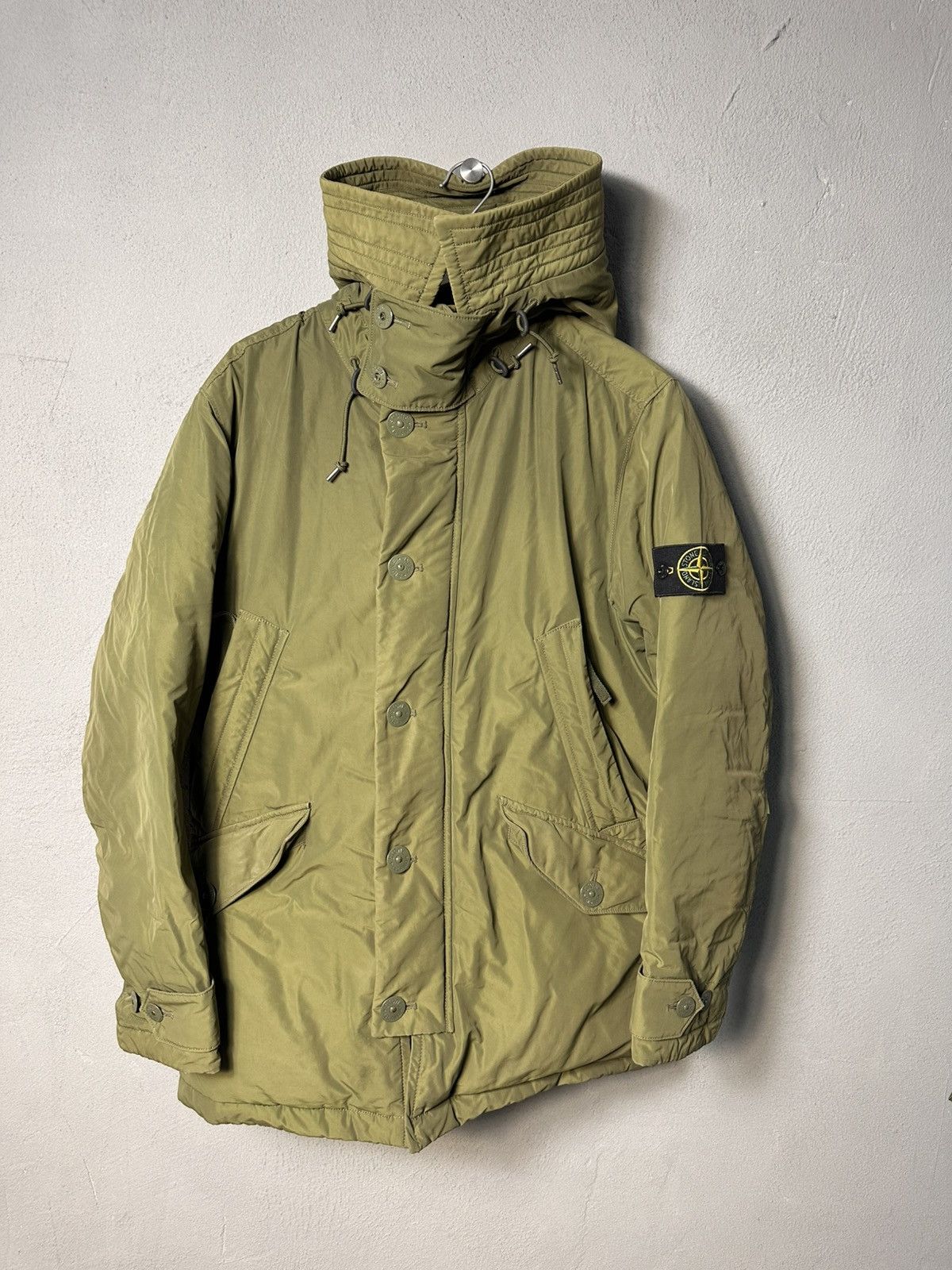 Stone Island Parka Stone Island Micro Reps Down Size M Olive Size US M / EU 48-50 / 2 - 1 Thumbnail
