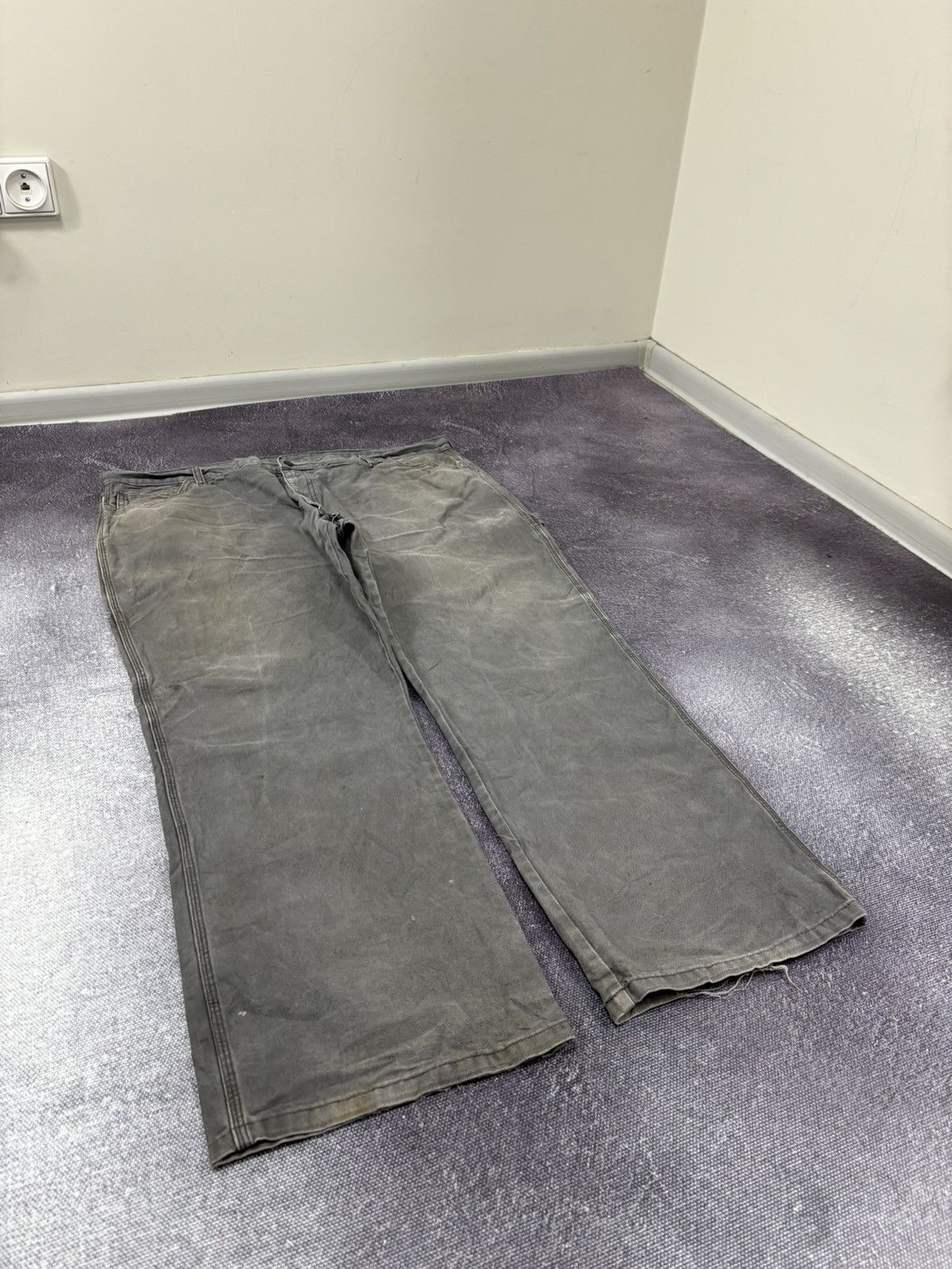 Dickies Vintage Dickies Y2K Carpenter USA Hype Gray Work Baggy Pants Size US 42 / EU 58 - 9 Thumbnail