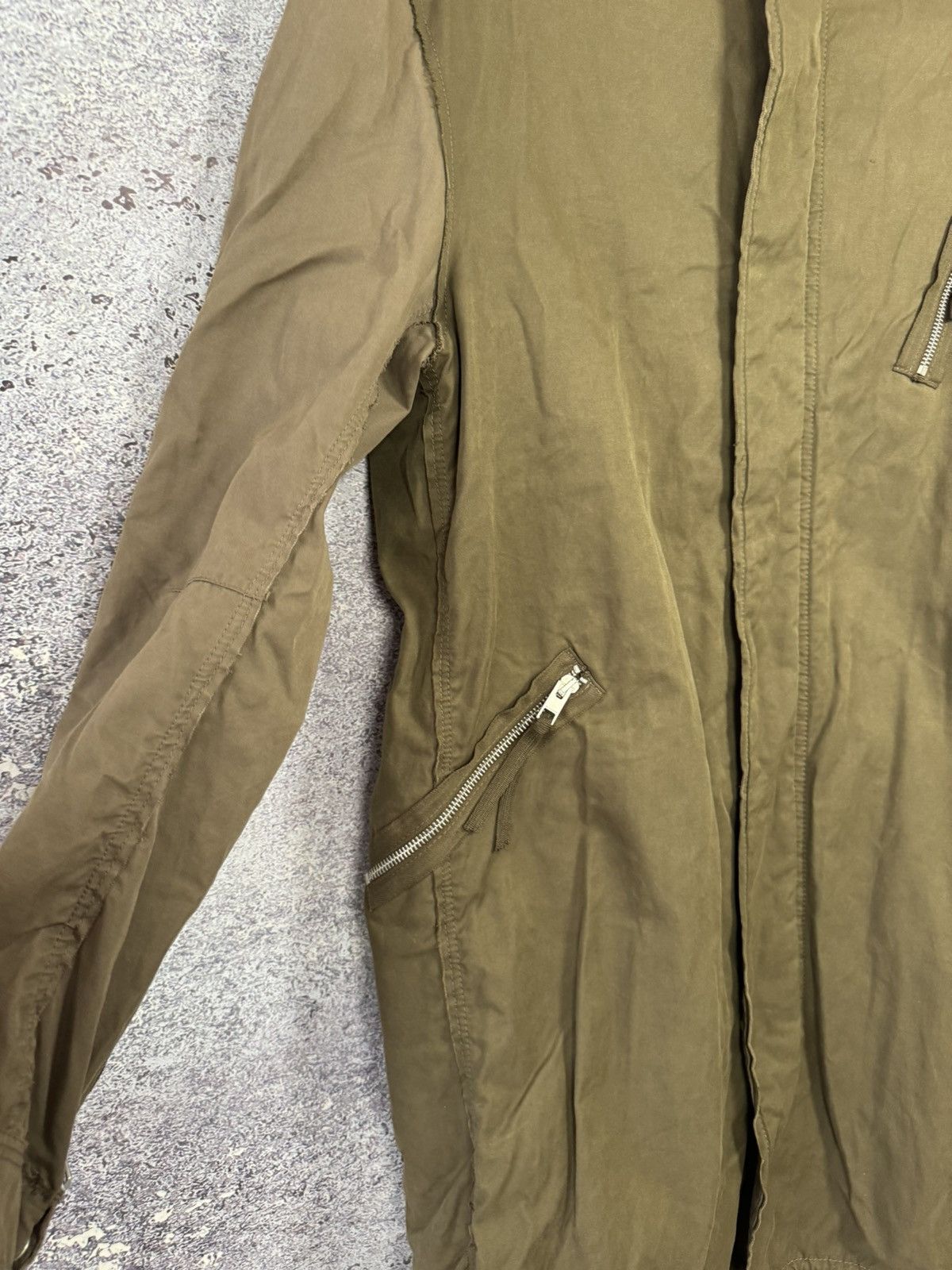 Allsaints All Saints Green Utility LOGAN Jacket/Parka Japanese Cloth M Size US M / EU 48-50 / 2 - 7 Thumbnail