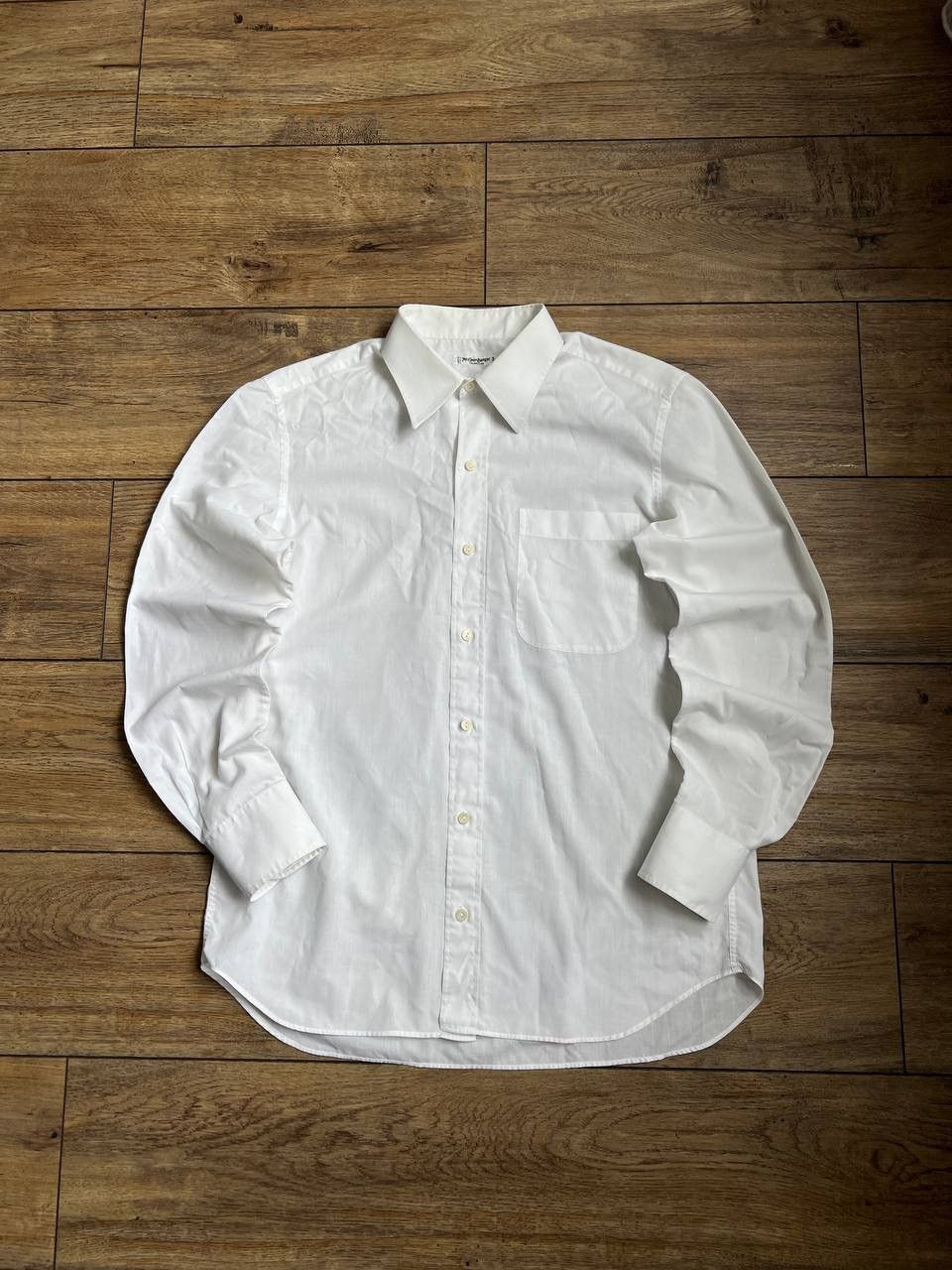 Yves Saint Laurent Vintage 80s Yves Saint Laurent White Shirt Size US M / EU 48-50 / 2 - 1 Thumbnail