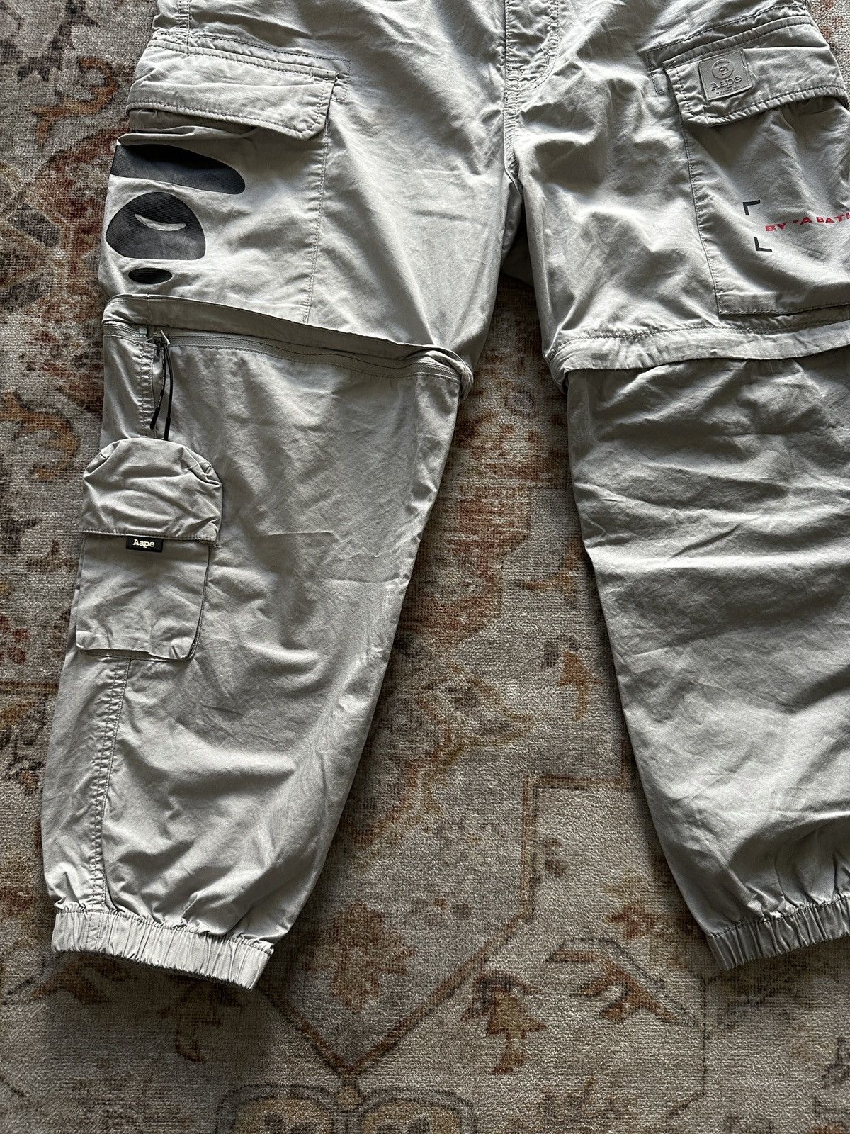 Bape A Bathing Ape Cargo Pants Aape size XL Size US 34 / EU 50 - 3 Thumbnail