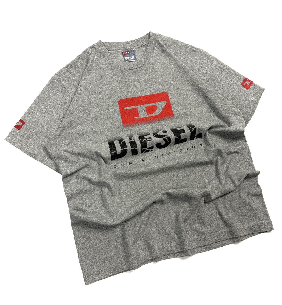 Diesel Diesel Denim Division Vintage Tee Y2K Gray Archive Size US L / EU 52-54 / 3 - 2 Thumbnail