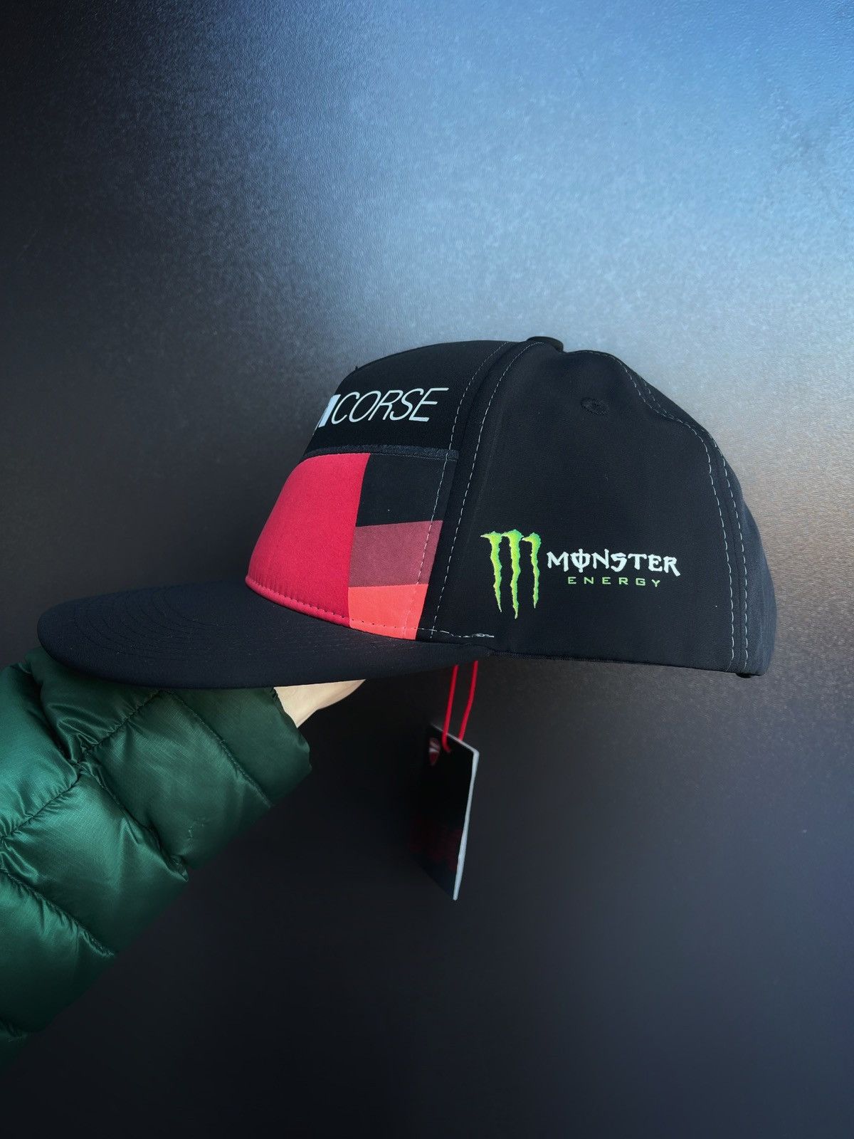 Ducati Ducati Corse MotoGP Snapback Cap Monster Energy Black Flat Size ONE SIZE - 3 Thumbnail