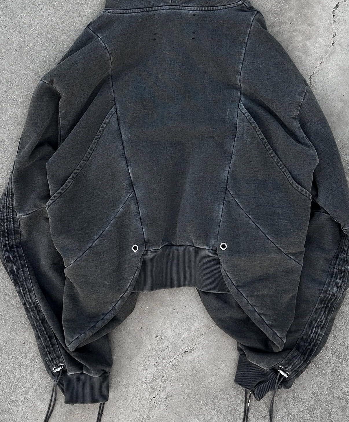 SHINE LUXURY Shine Luxury “Golucida” Layered Cargo Hoodie – Size L Size US L / EU 52-54 / 3 - 7 Thumbnail