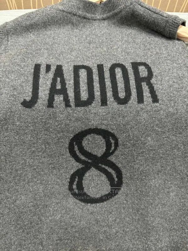 Dior Dior Women's Dark Gray Cashmere T. Size S / US 4 / IT 40 - 6 Thumbnail