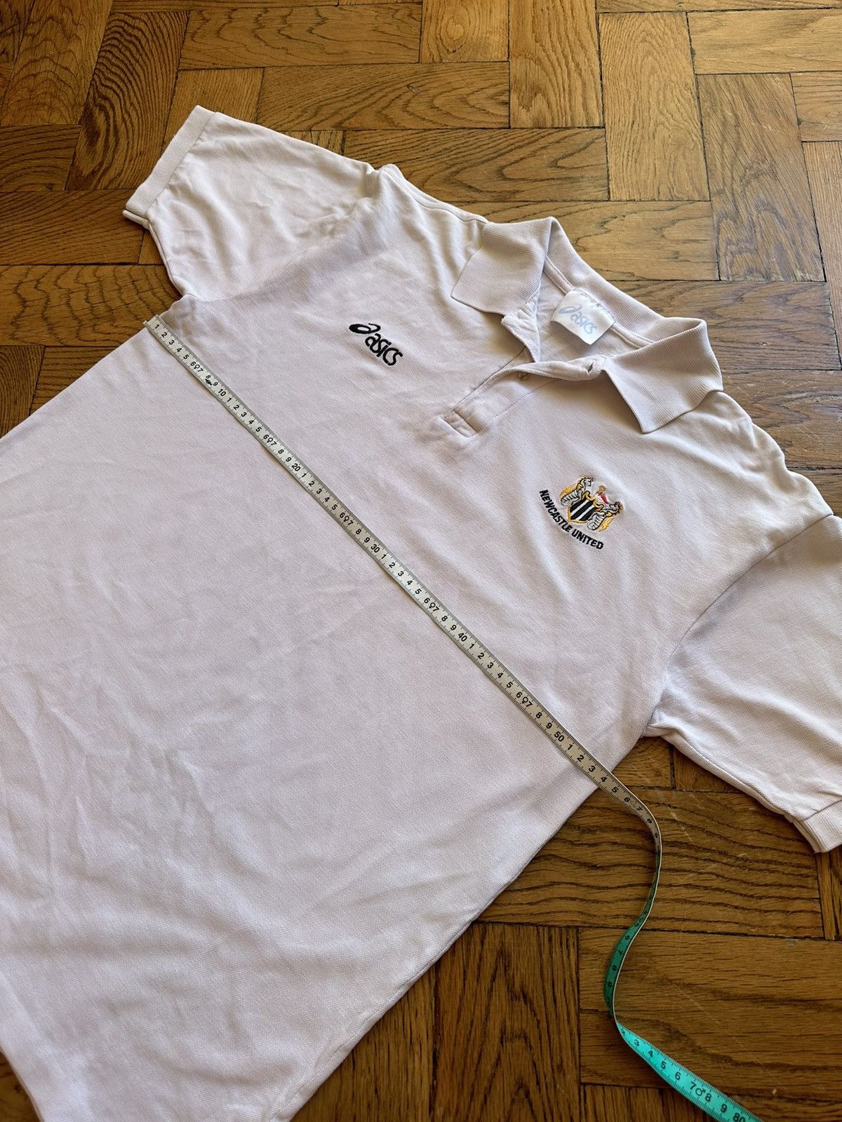 Asics × Vintage Newcastle United Asics Vintage Soccer Cotton Jersey Size US L / EU 52-54 / 3 - 5 Thumbnail