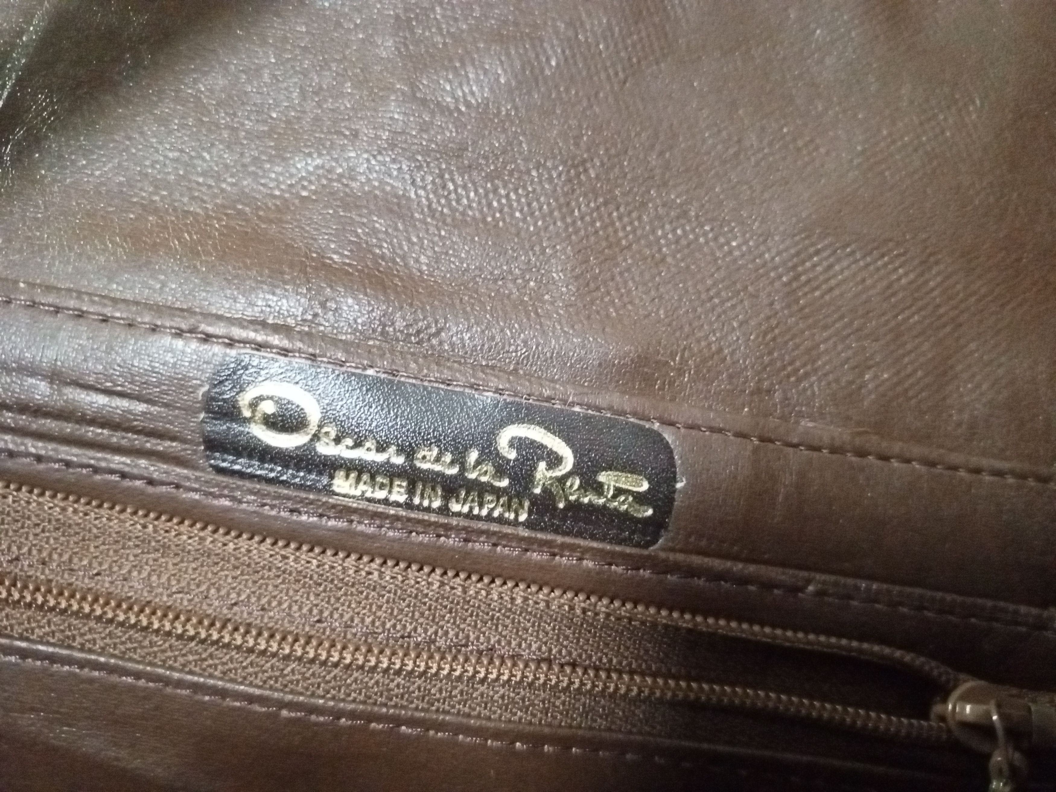 Oscar De La Renta Vintage Japan brand 🔥Oscar De La Renta Leather 🔥 Size ONE SIZE - 12 Thumbnail
