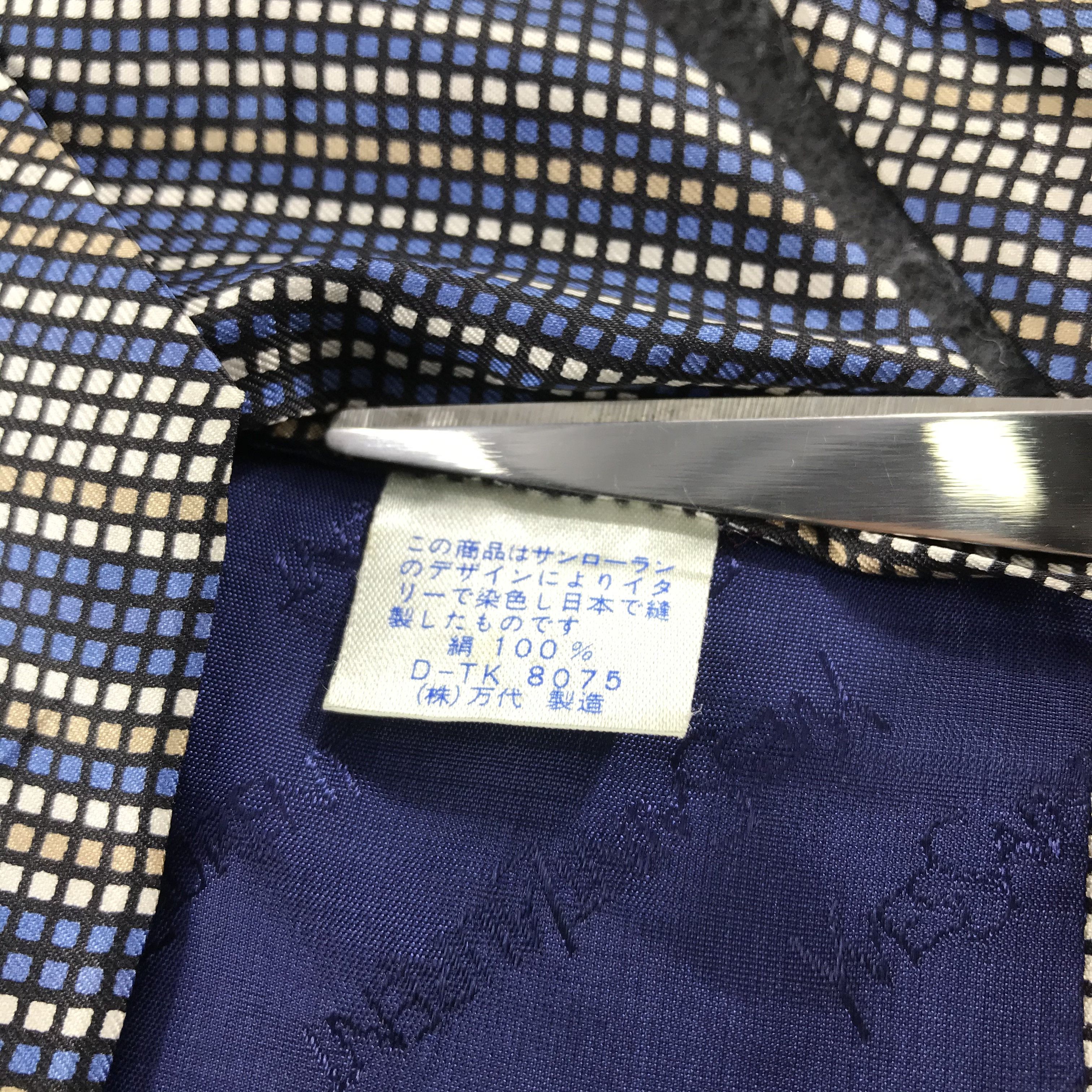 Vintage × Yves Saint Laurent Vintage Yves Saint Laurent Retro Design Silk Neck Ties T20 Size ONE SIZE - 4 Thumbnail