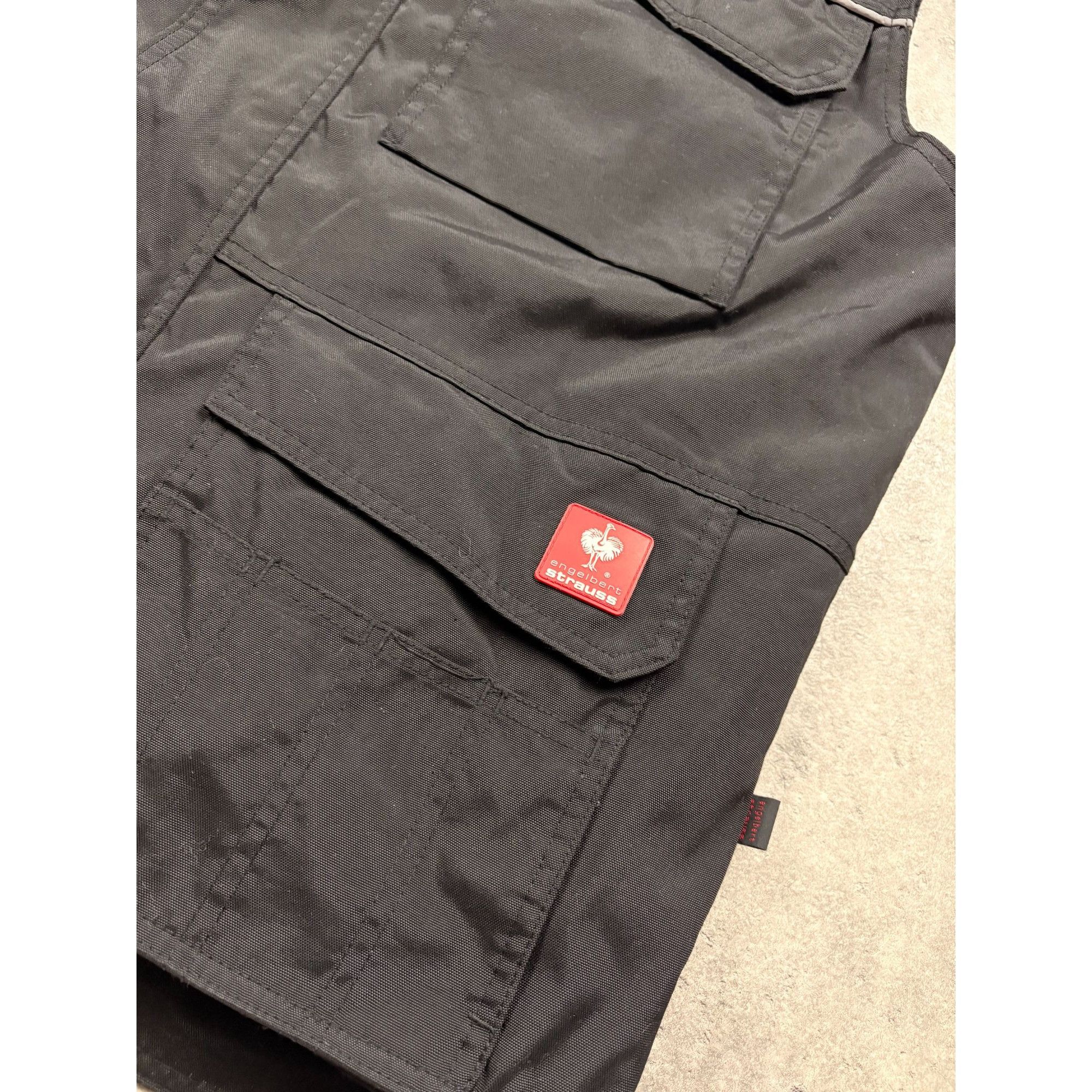 1620 Workwear Engelbert Strauss Black Large Utility Vest With Reflective T Size US L / EU 52-54 / 3 - 7 Thumbnail