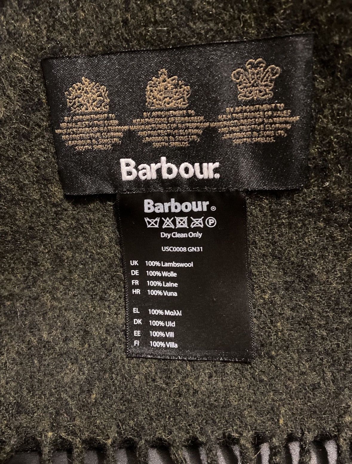 Barbour Scarf Barbour Lambswool Size ONE SIZE - 4 Thumbnail