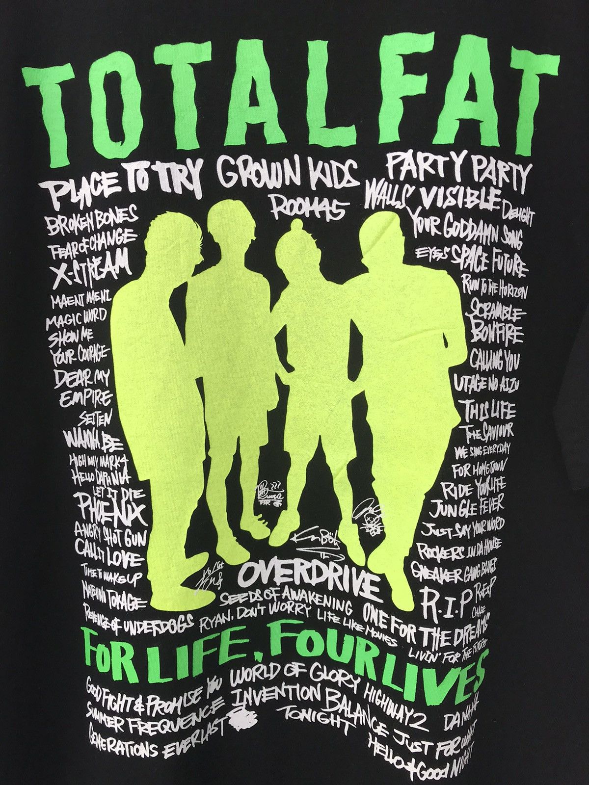 Band Tees Vintage Total Fat Band Tees ( Kuboty's Last Shred) Size US XL / EU 56 / 4 - 5 Thumbnail