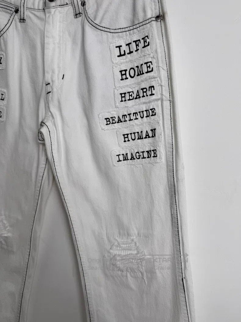 Number (N)ine Number (N)ine Patchwork denim pants Size US 28 / EU 44 - 4 Thumbnail