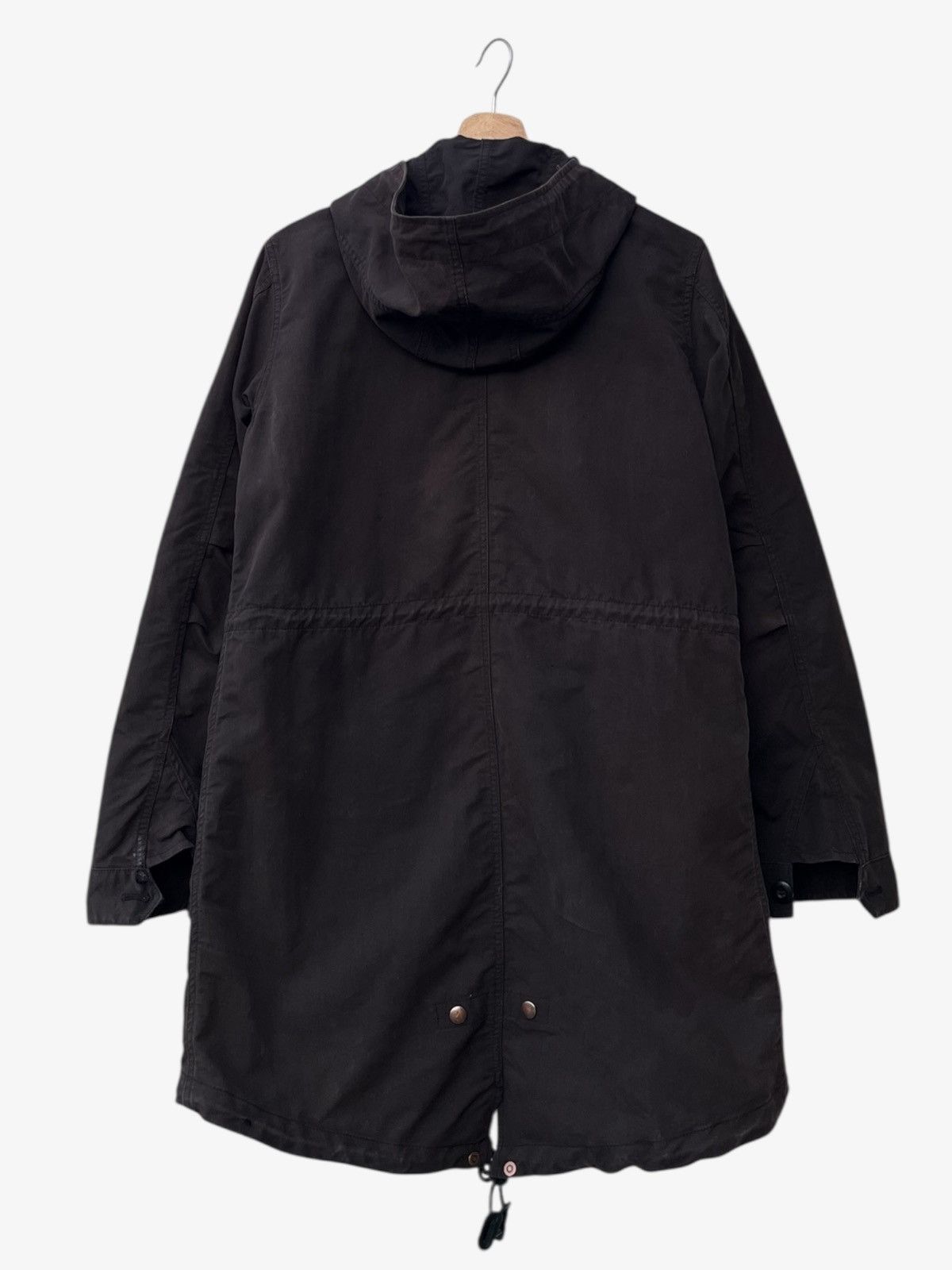 Fred Perry Faded Black Fred Perry Japan Cotton Blend Fishtail Parka Size US XS / EU 42 / 0 - 6 Thumbnail