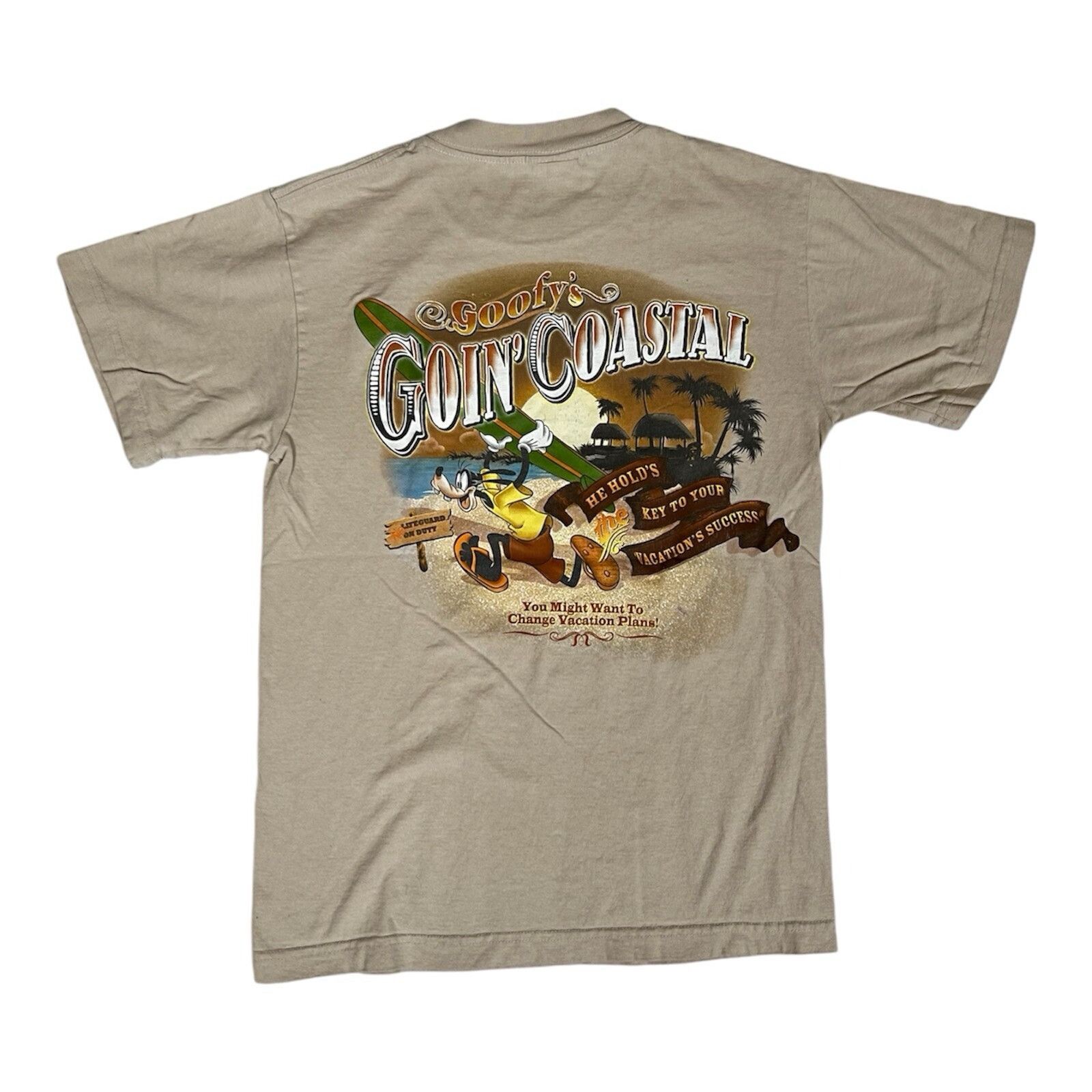 Disney Vintage Disney Goofy T-Shirt “Goin’ Coastal” Size Small Surf Size US S / EU 44-46 / 1 - 1 Thumbnail
